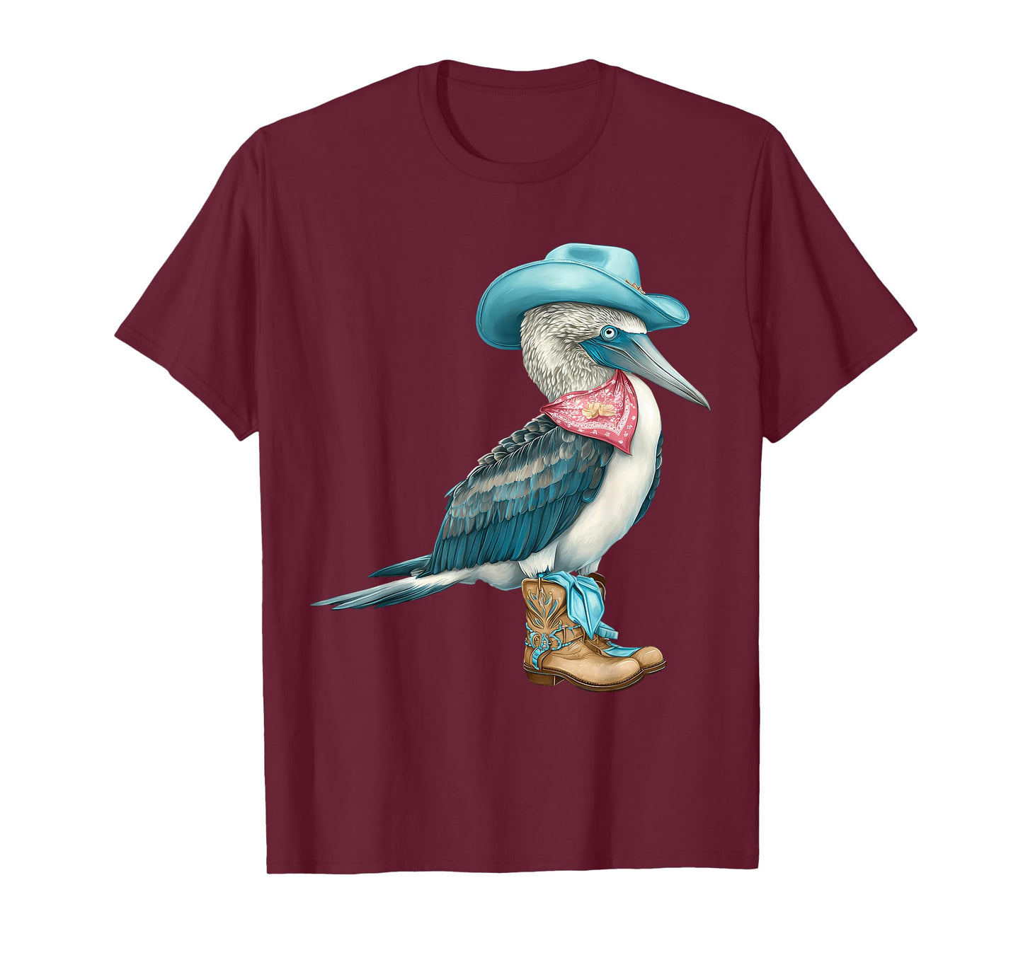 Country Cowboy Blue Footed Booby Rodeo Cowgirl Western T-Shirt
