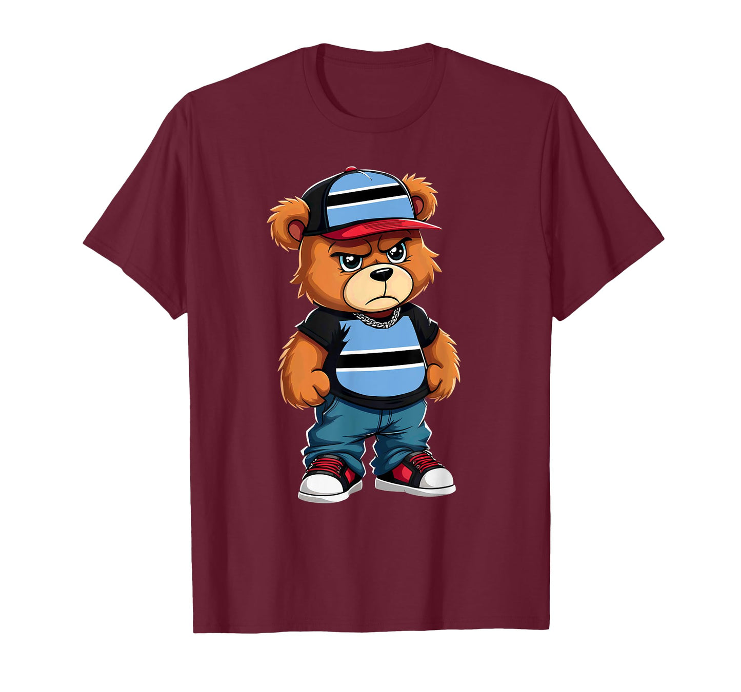 Botswanan Flag Teddy Bear Botswana Hip Hop T-Shirt