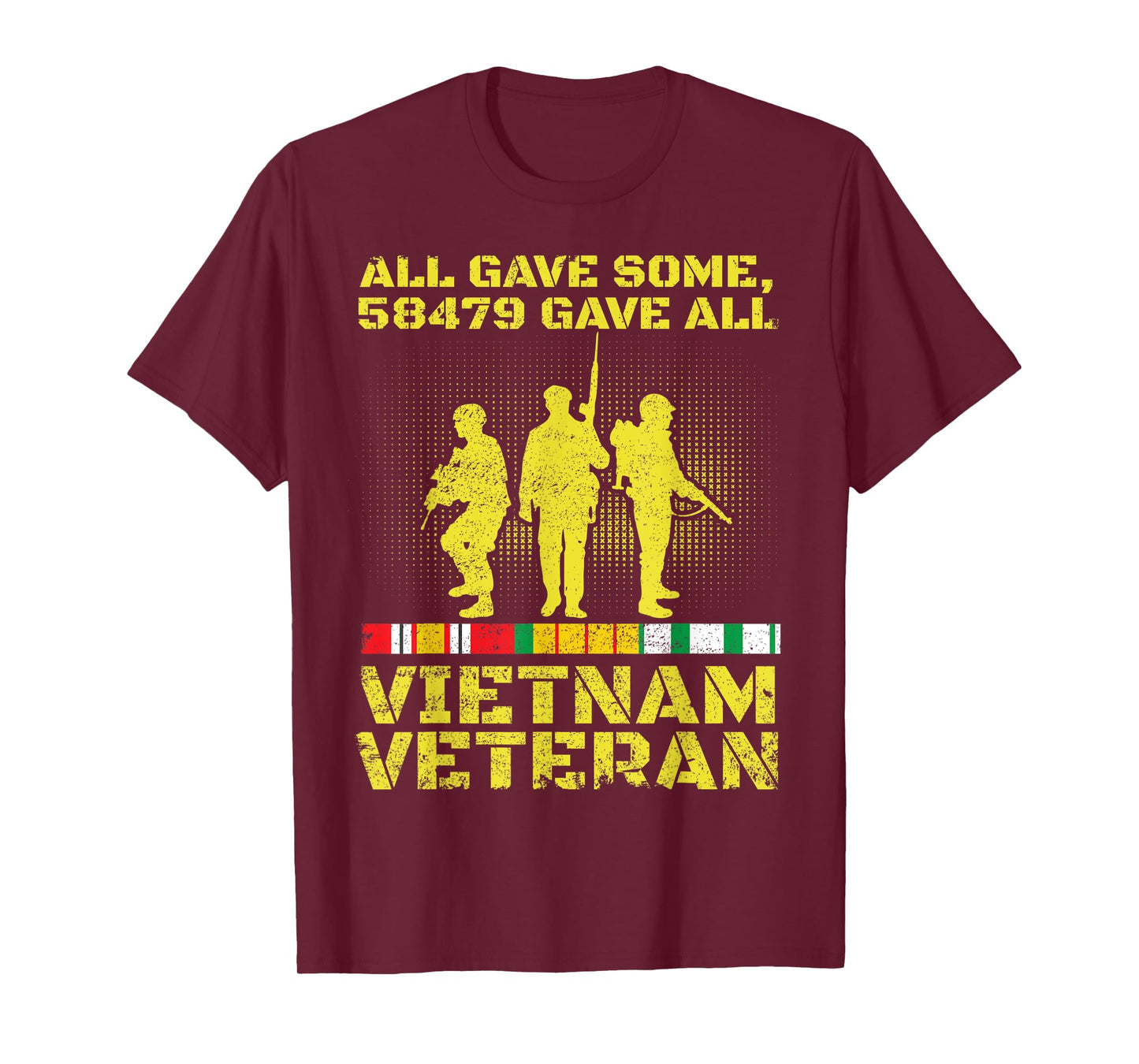Vietnam Veteran Shirt 58479 Gave All Tees Soldiers Men Women T-Shirt