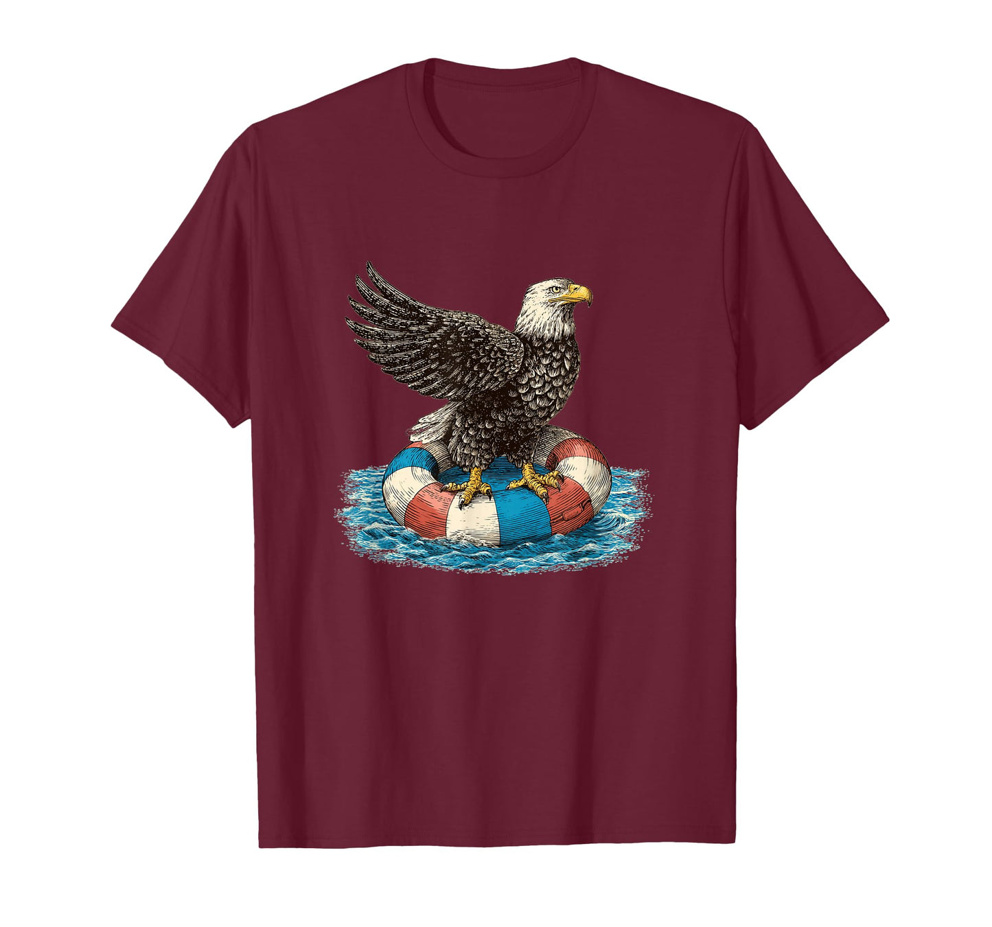 Holiday Pool Party with This Eagle Look for Ring Fans T-Shirt