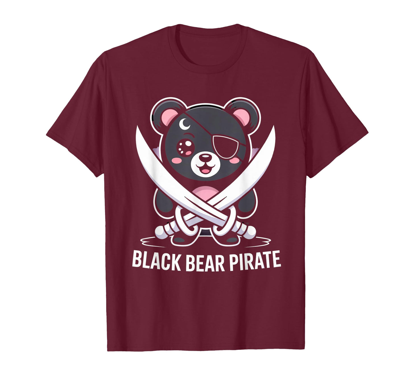 Pastel Goth Pirate Bear Kawaii Goth Girl Clothes Pink Goth T-Shirt