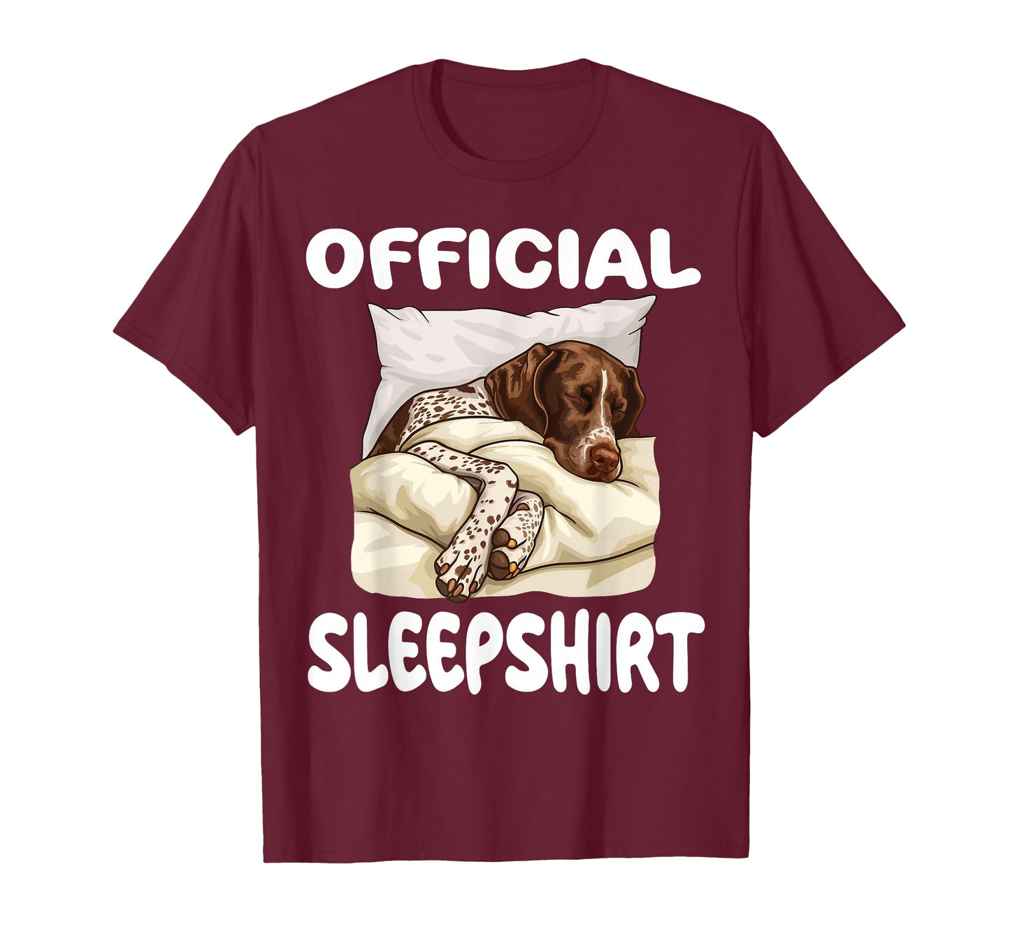German Shorthaired Pointer Dog Official Sleepshirt Pajamas T-Shirt