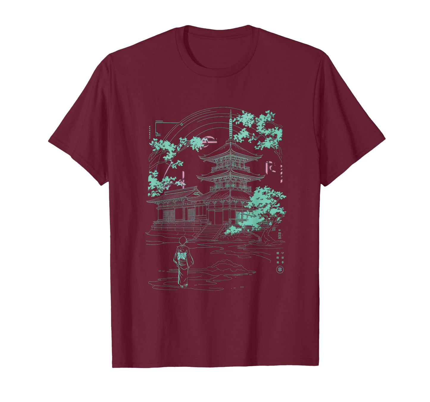 Futuristic Anime Manga Geisha T-Shirt