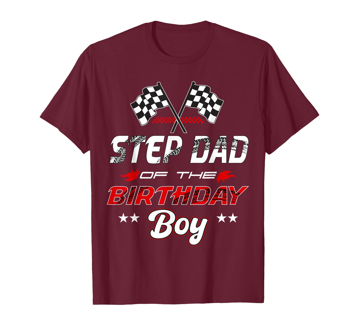 Goal Scoring Birthday Boy Celebration Look for Step Dad T-Shirt