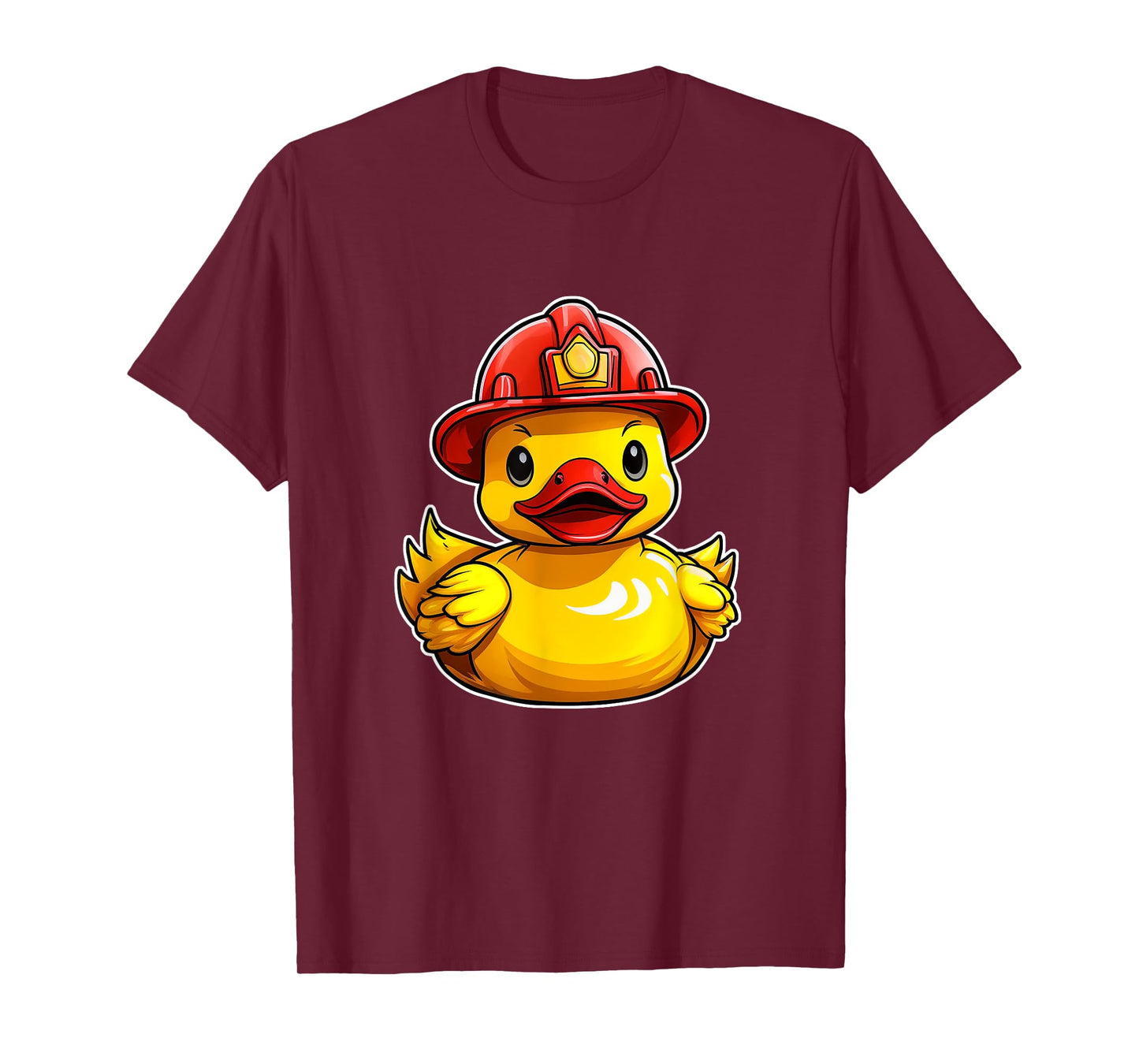Fireman Rubber Duck, Fire Fighter Rubber Duckie T-Shirt