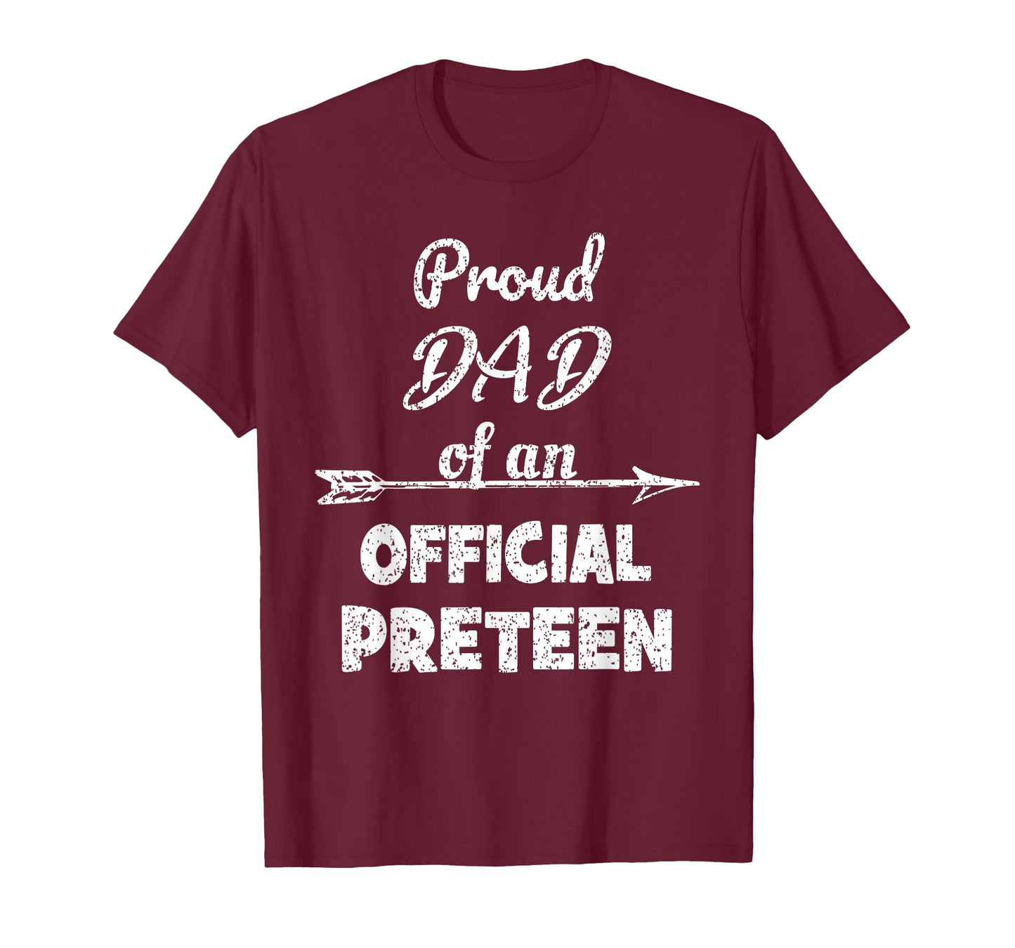 Proud Dad Of An Official Preteen 12th Birthday 12 Years Old T-Shirt