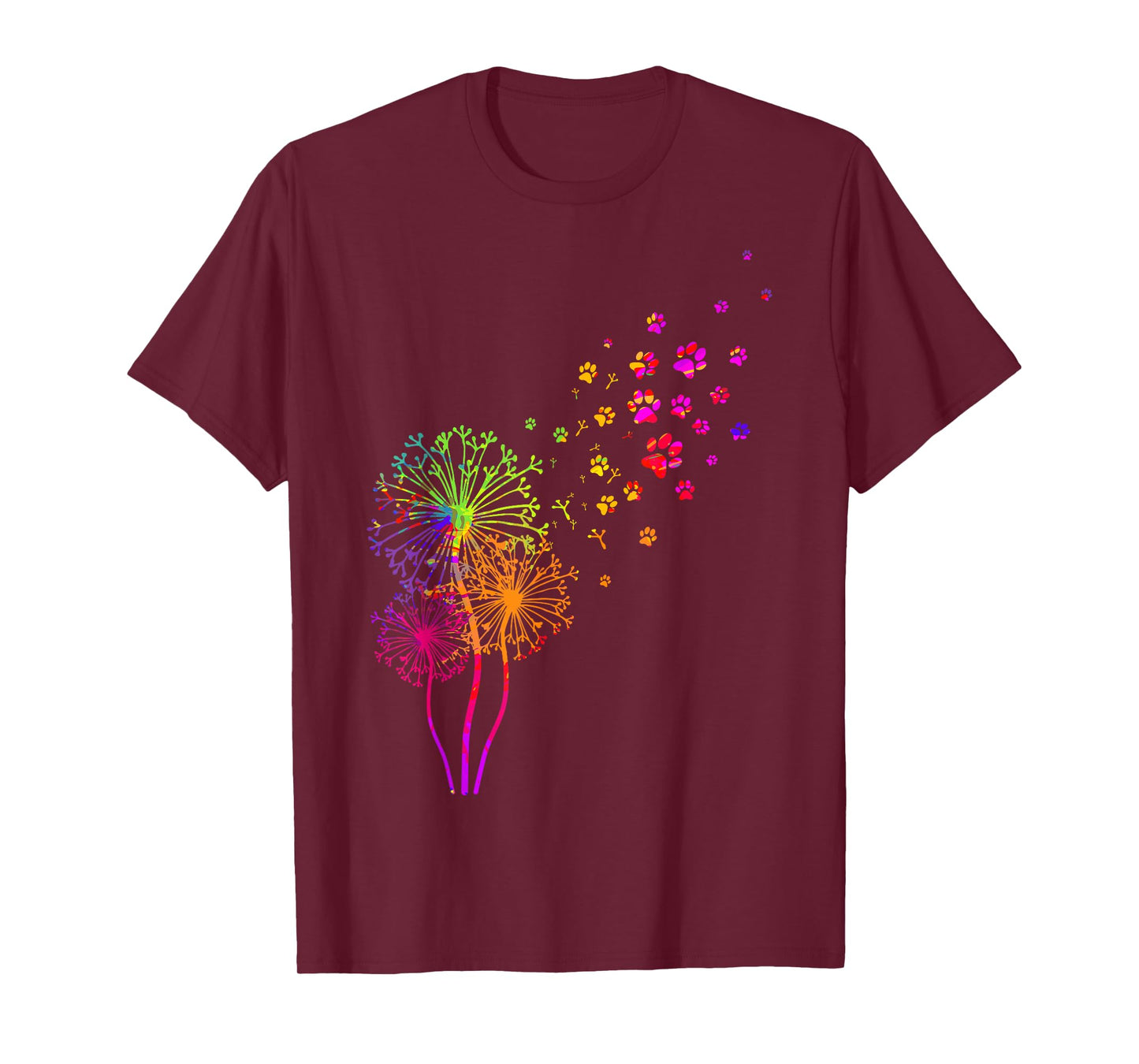 Dandelion Paw Print T-Shirt