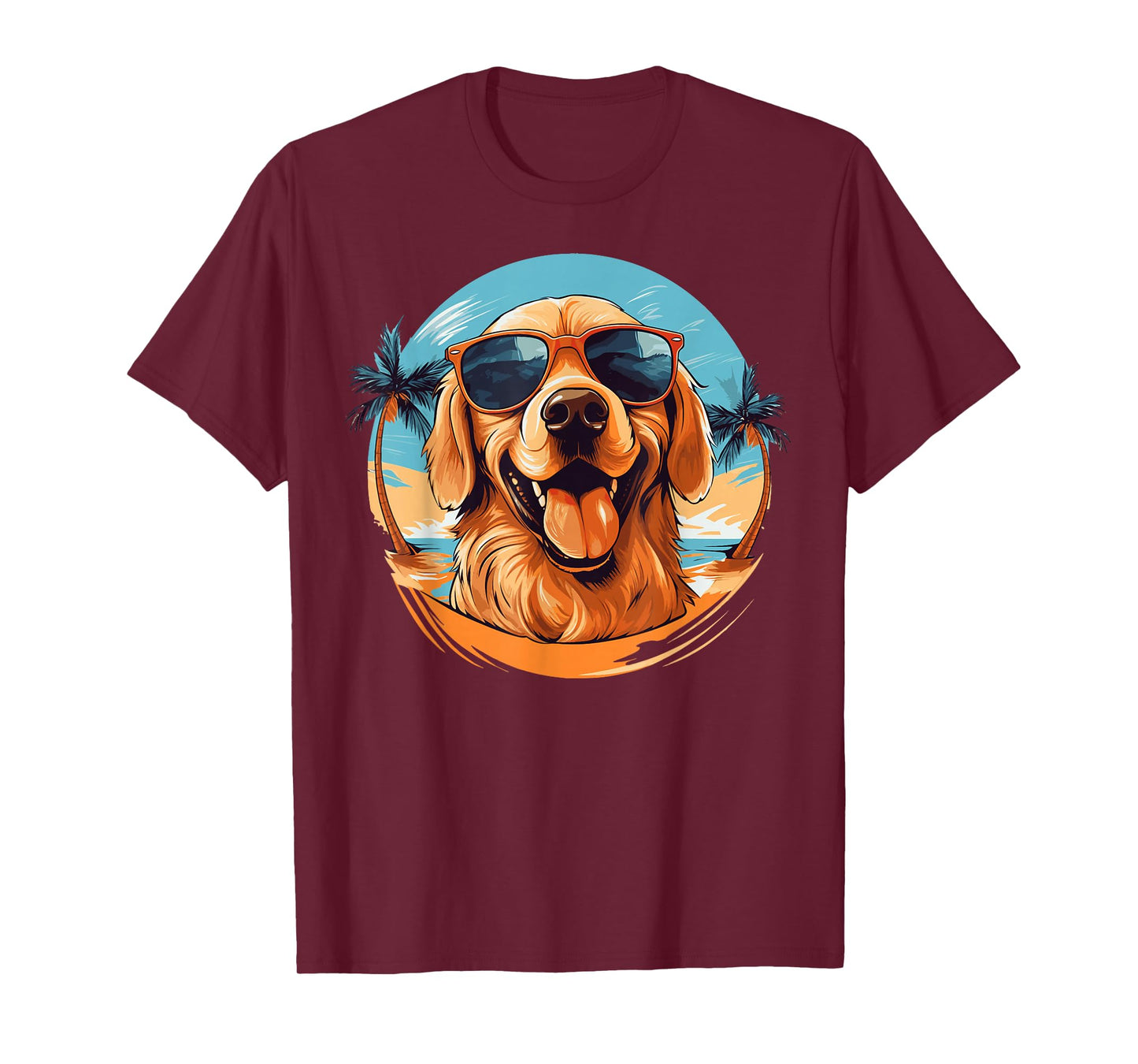 Golden Retriever T-Shirt for Kid Boys Girls Funny Dog Lover T-Shirt