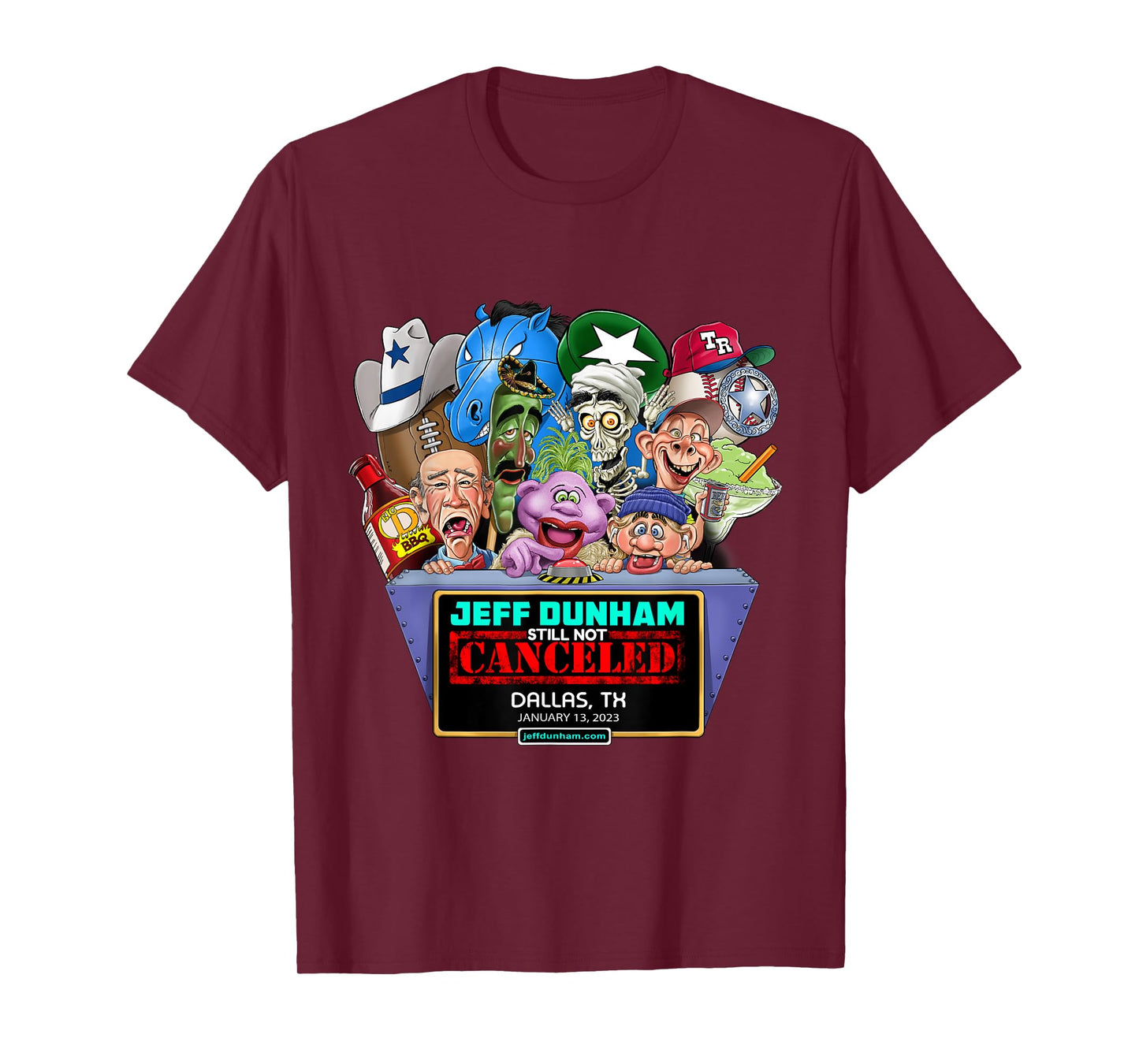 Jeff Dunham Dallas, TX (2023) T-Shirt