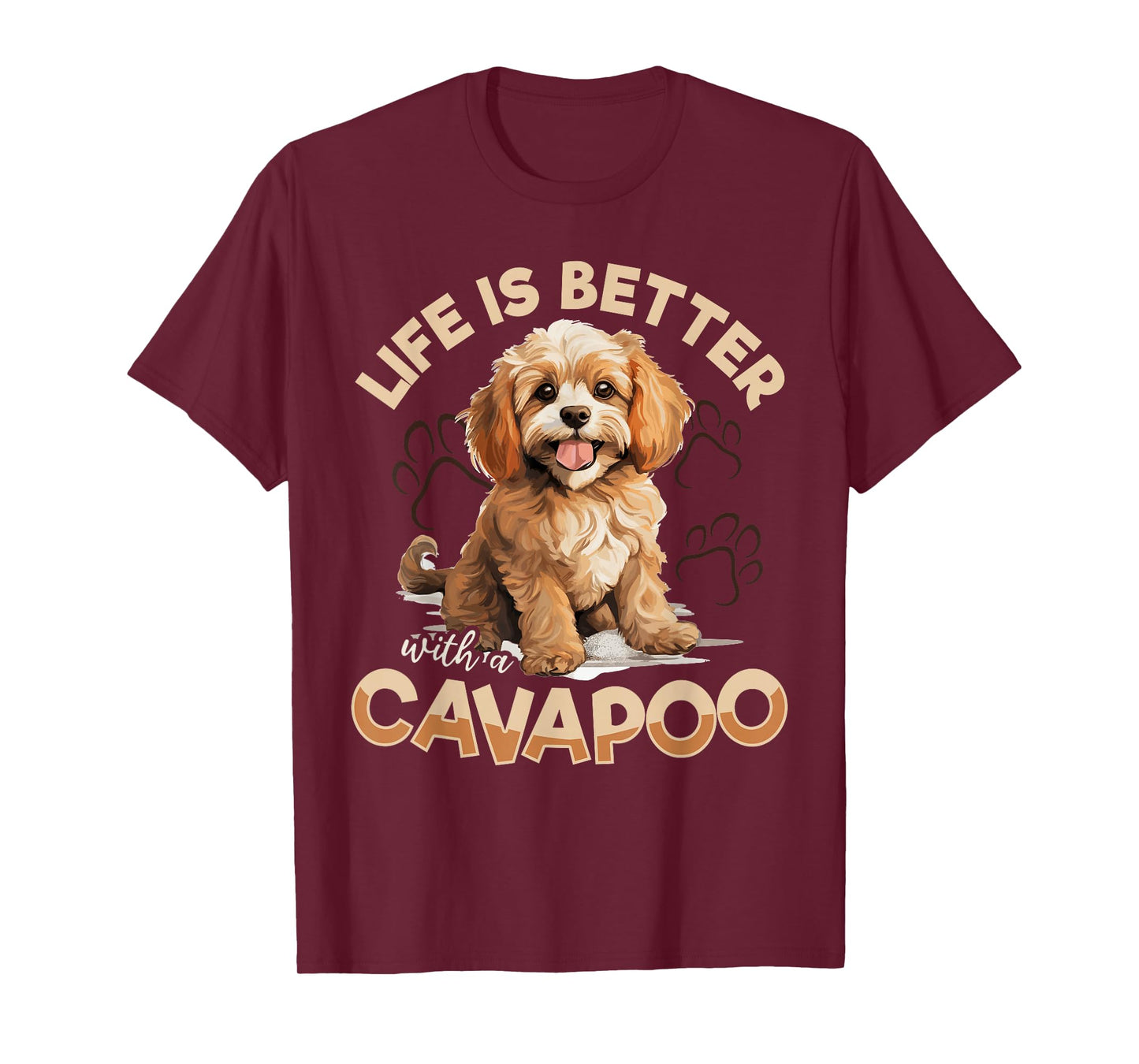 Cavapoo Dog Breed Pet Life is better with a Cavapoo T-Shirt