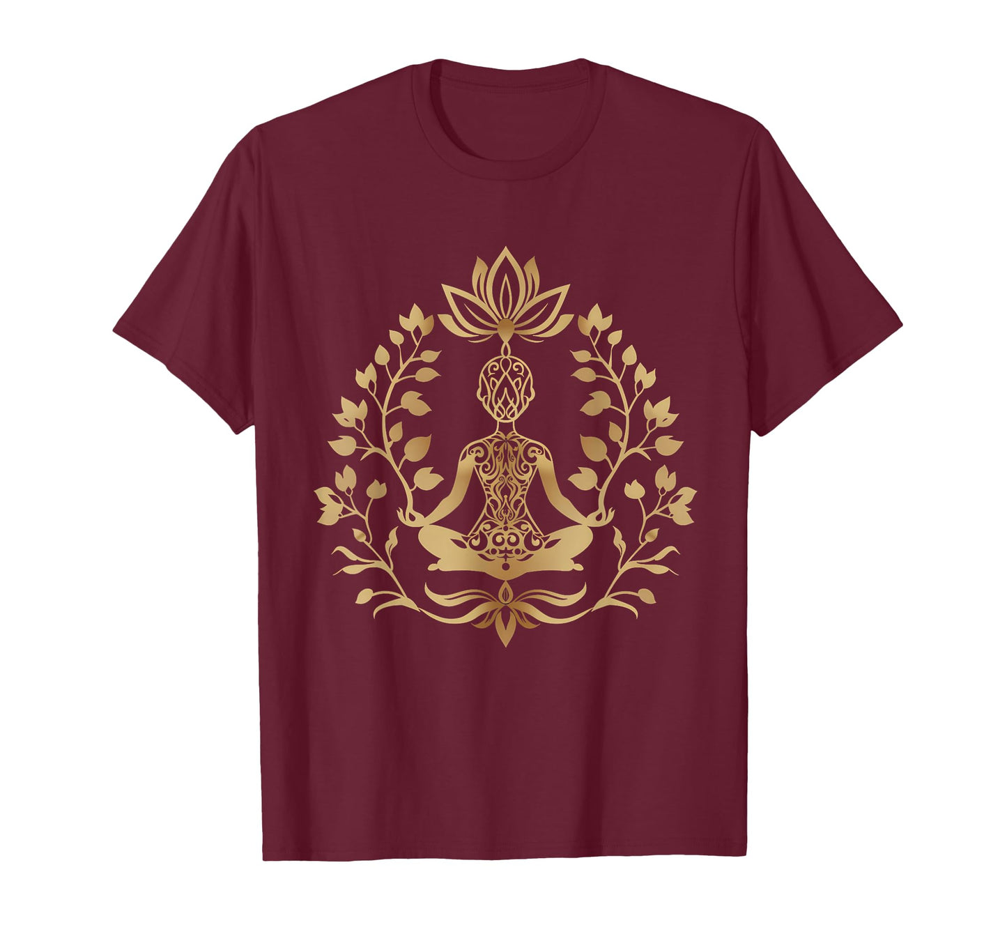 Meditation Life Tree Buddhist Yoga Spirituality Zen Buddha T-Shirt