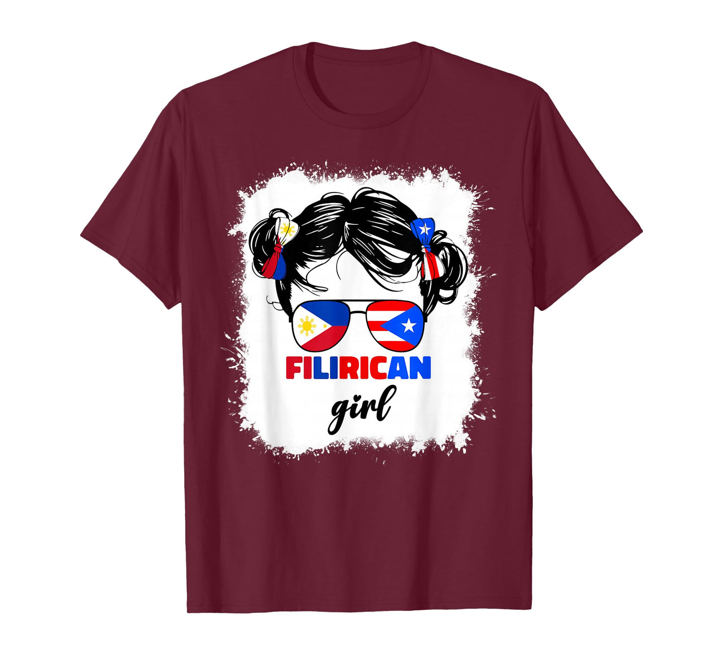 Filipino And Puerto Rican Rico Philippines Kids FiliRican T-Shirt
