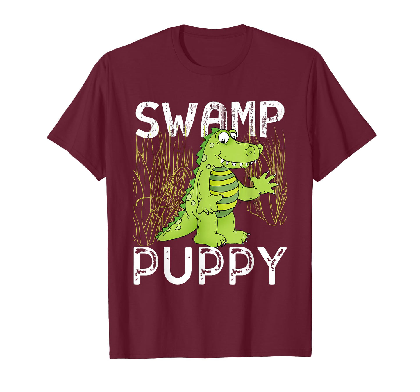 Quirky Swamp-Themed Alligator Everglades Swamp Puppies T-Shirt