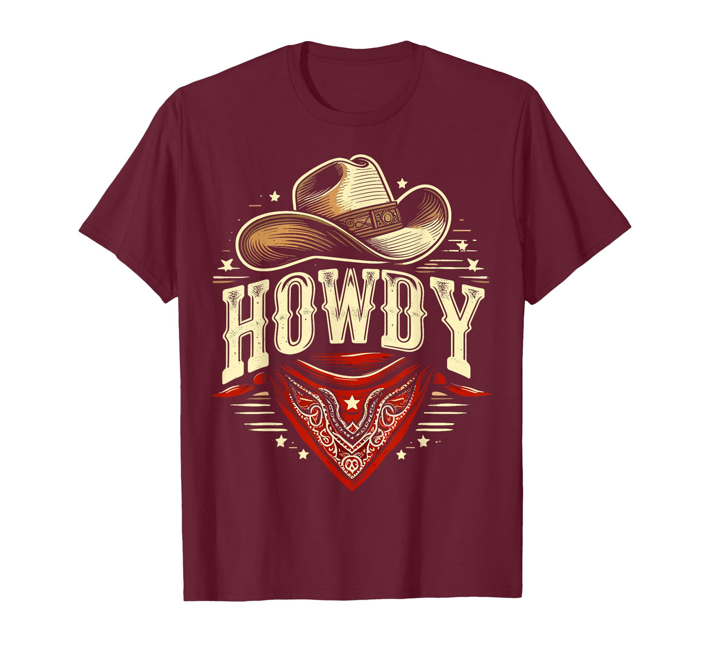 Howdy Cowboy Birthday Party Funny Western Rodeo T-Shirt