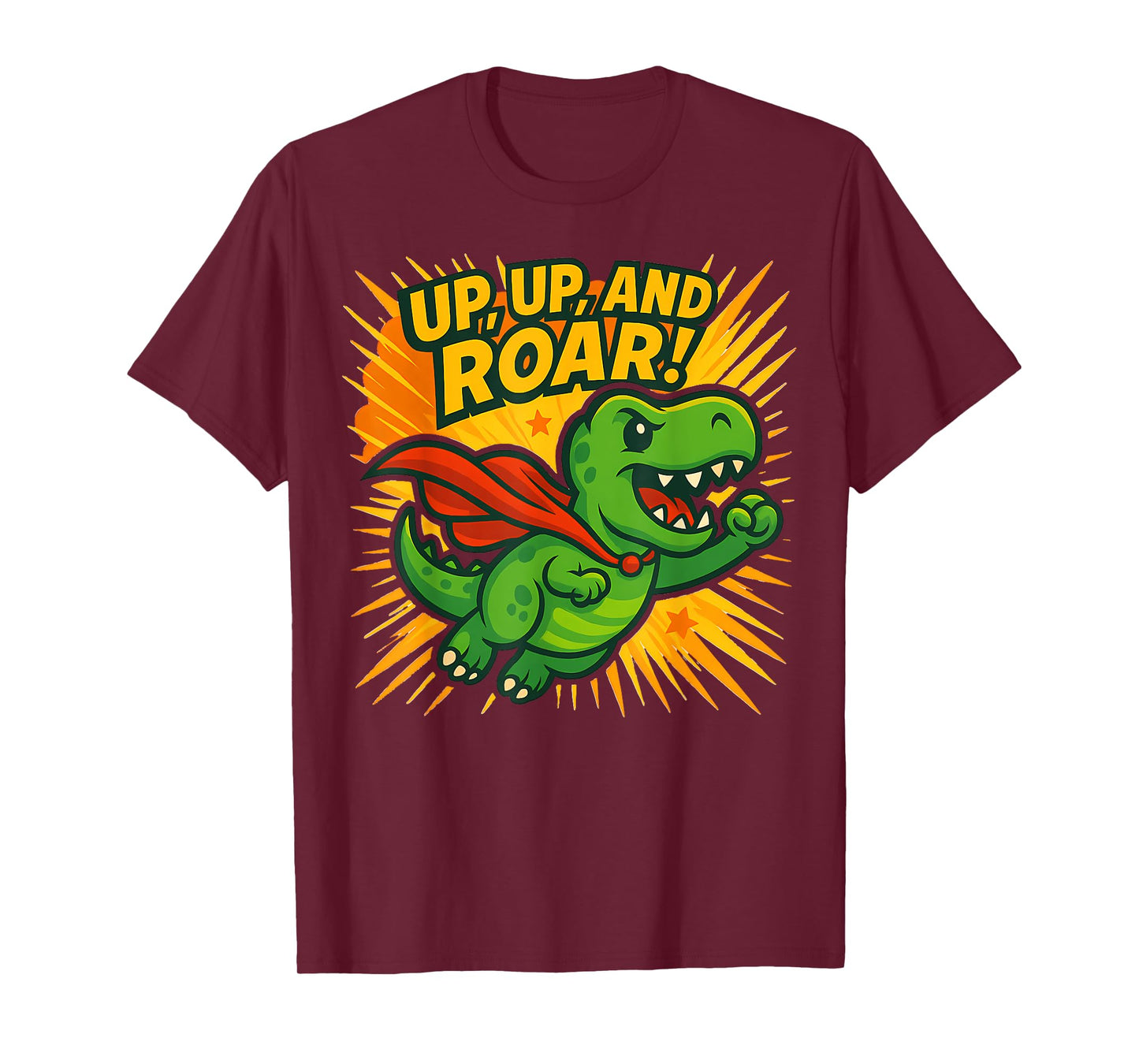 Up and Roar Trex Superhero T-Shirt