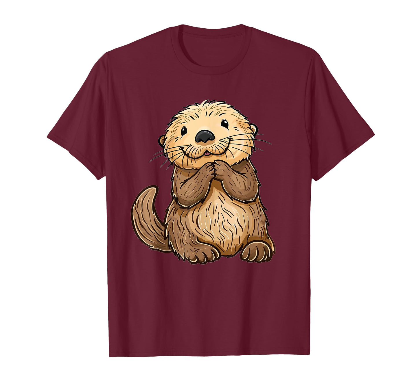 Cute Sea Otter I Kids Sea Otter T-Shirt