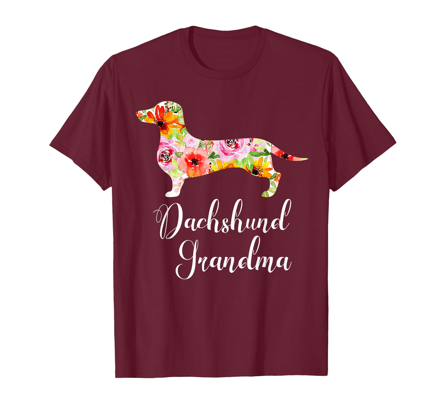 Dachshund Grandma T-Shirt Funny Dog Lover's Novelty Gift T-Shirt