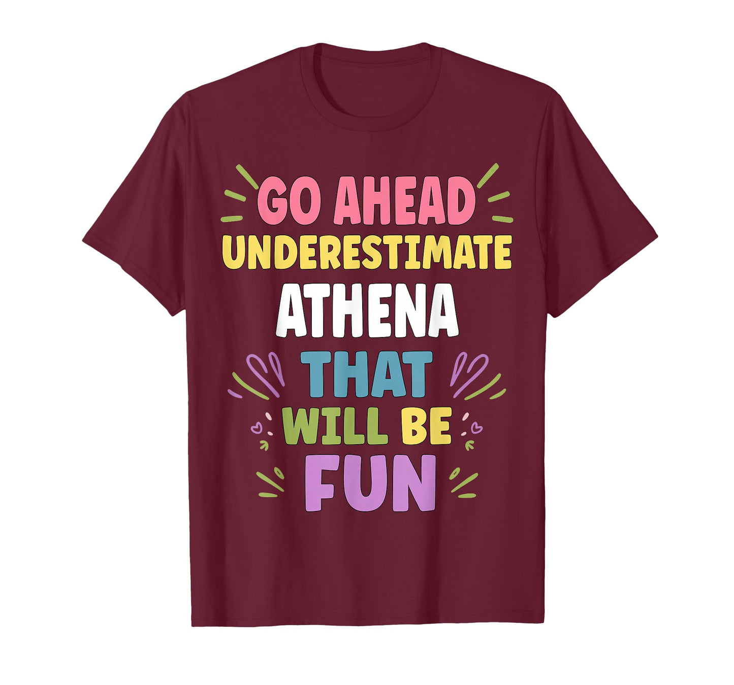 Athena Personalized Women's Gift Custom Athena T-Shirt