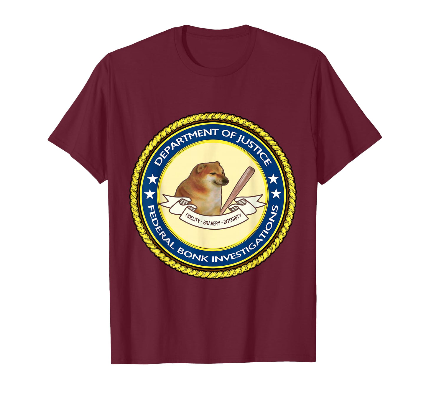 Federal Bonk Investigations - Cheems Doge Meme T-Shirt