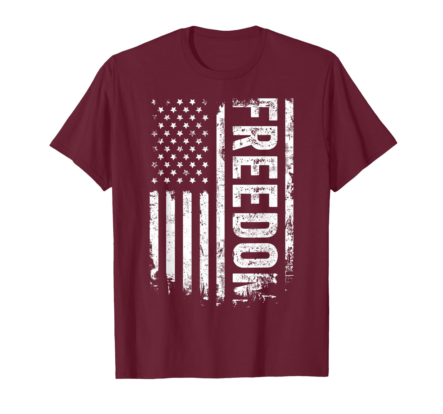 Vintage America Flag Freedom Grunge USA Design T-Shirt