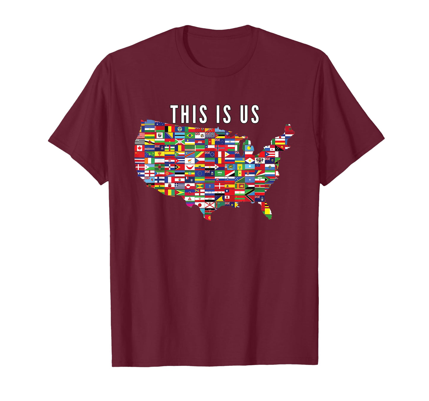 This Is US. Immigration International Flags T-Shirt