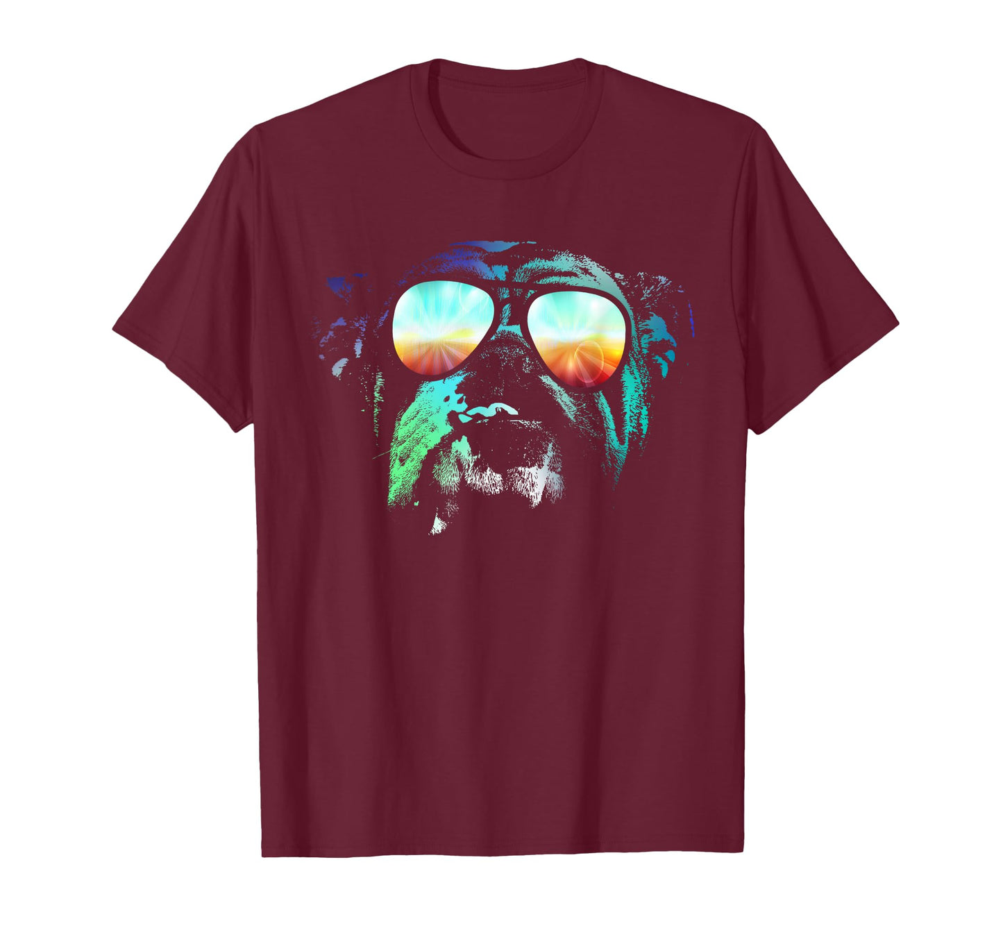 Disco Groovy English Bulldog T-Shirt Dog Gift T-Shirt