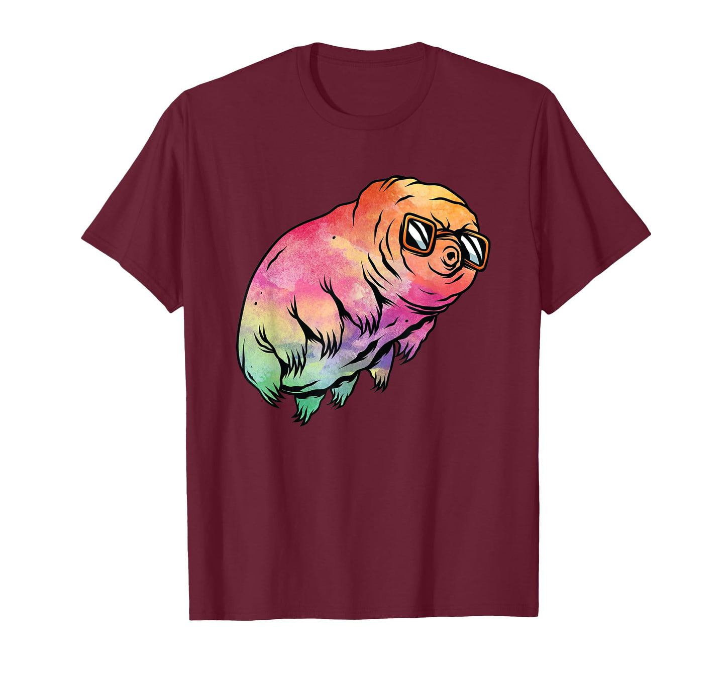 Big Rainbow Water Bear Microbiology Funny Tardigrade T-Shirt