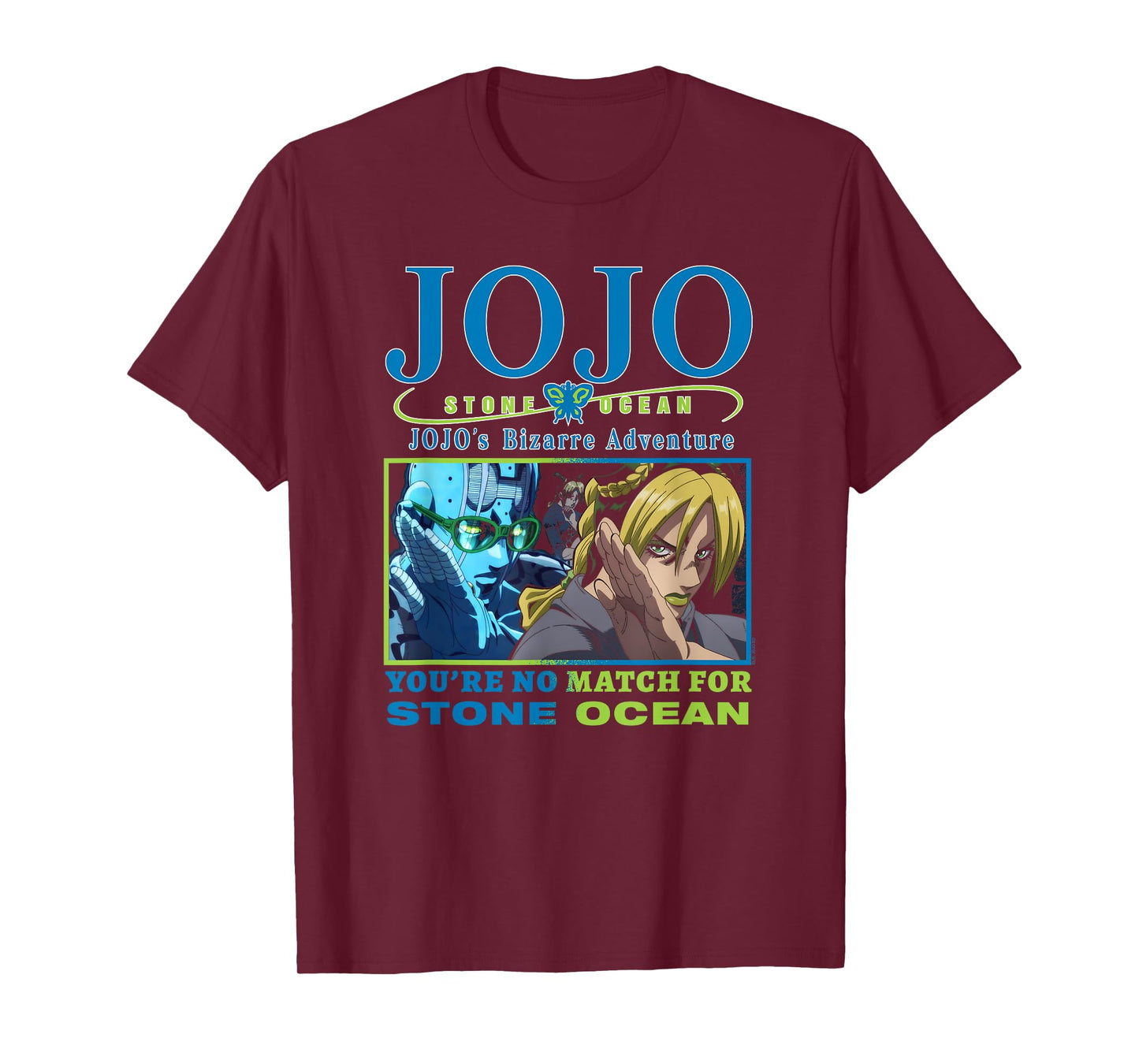 JoJo's Bizarre Adventure No Match for Stone Ocean Anime T-Shirt