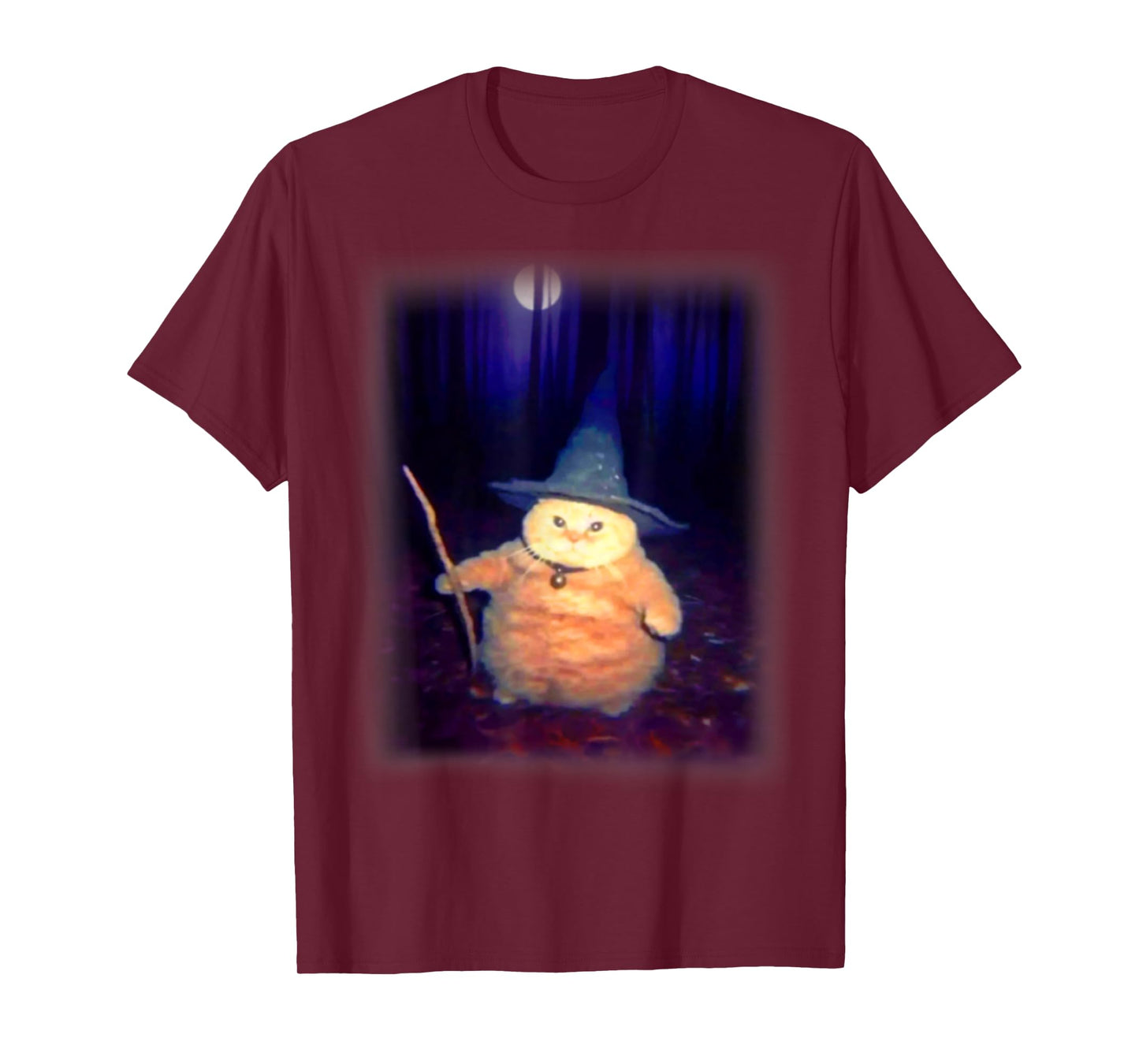 Wizard Cat Weird Funny Halloween Cat Meme Men Women Kids T-Shirt