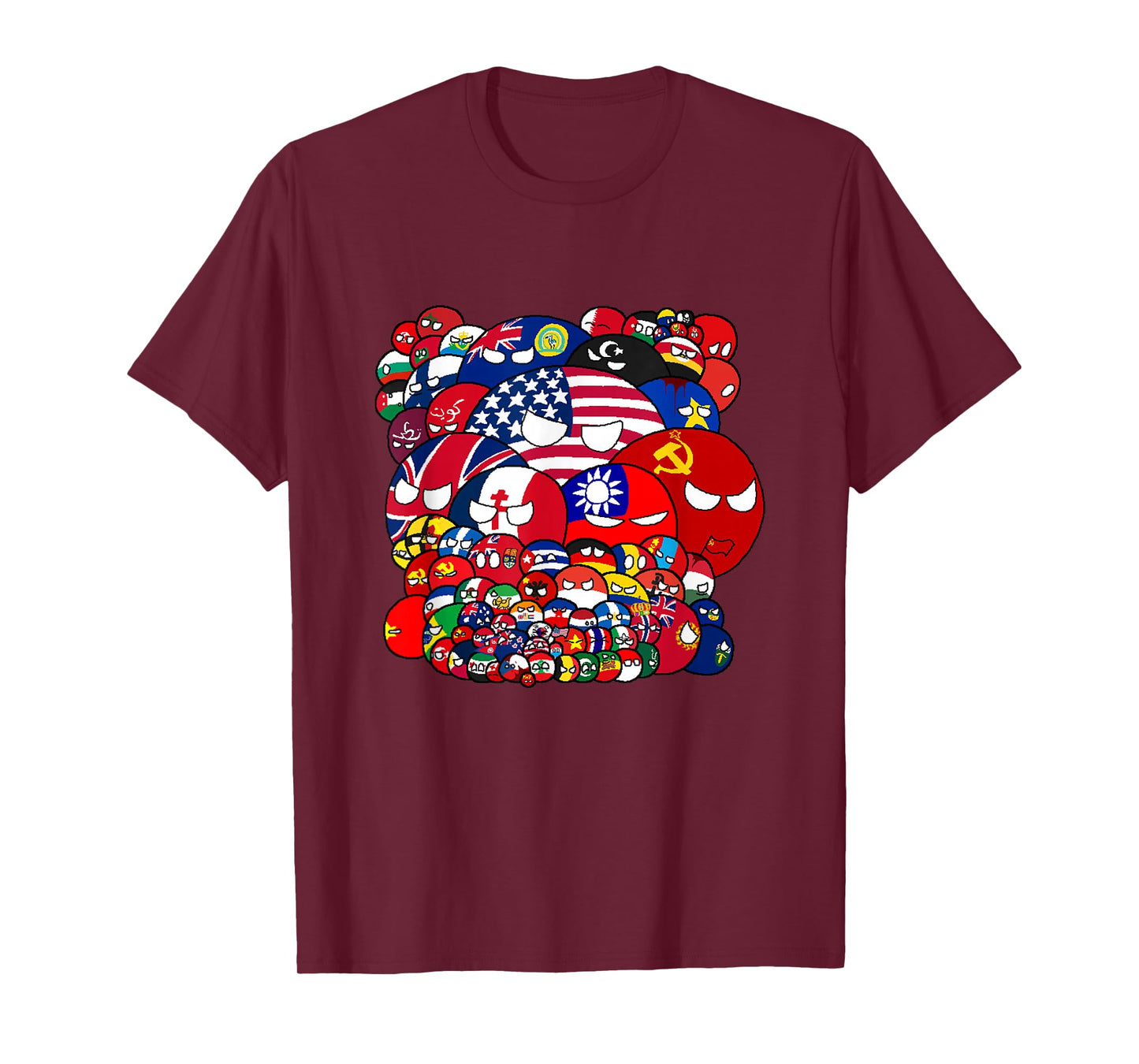 Countryballs world war funny T-Shirt