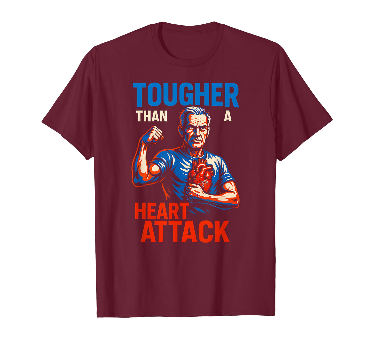Patient Tougher Than a Heart Attack Men's Surgery Recover T-Shirt