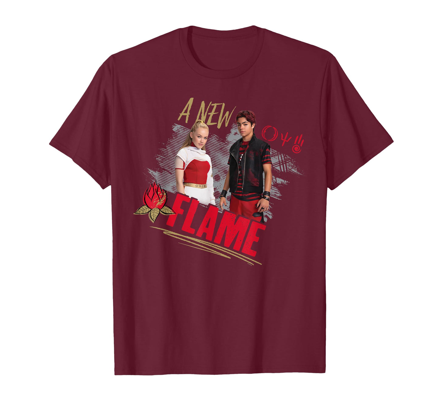 Disney Zombies 4 Nova and Victor A New Flame Official T-Shirt