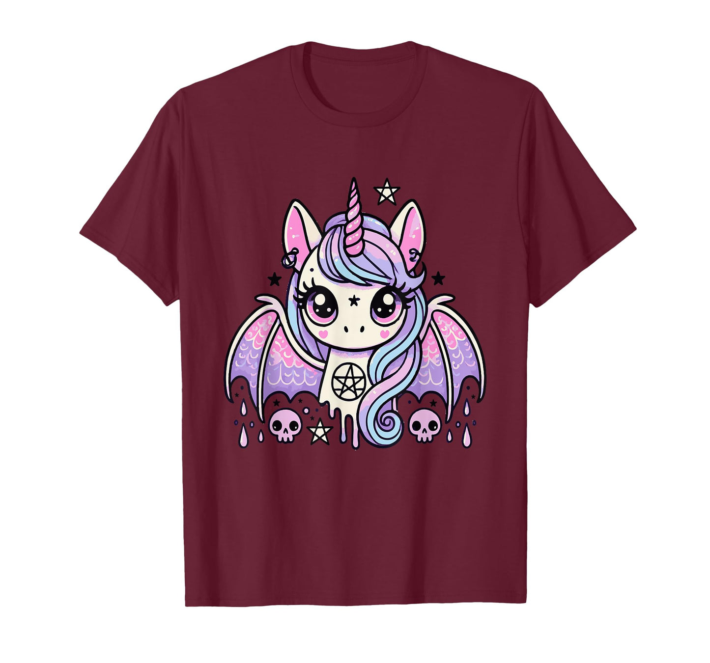 Cute Pastel Goth Aesthetic Kawaii Creepy Teddy Bear T-Shirt