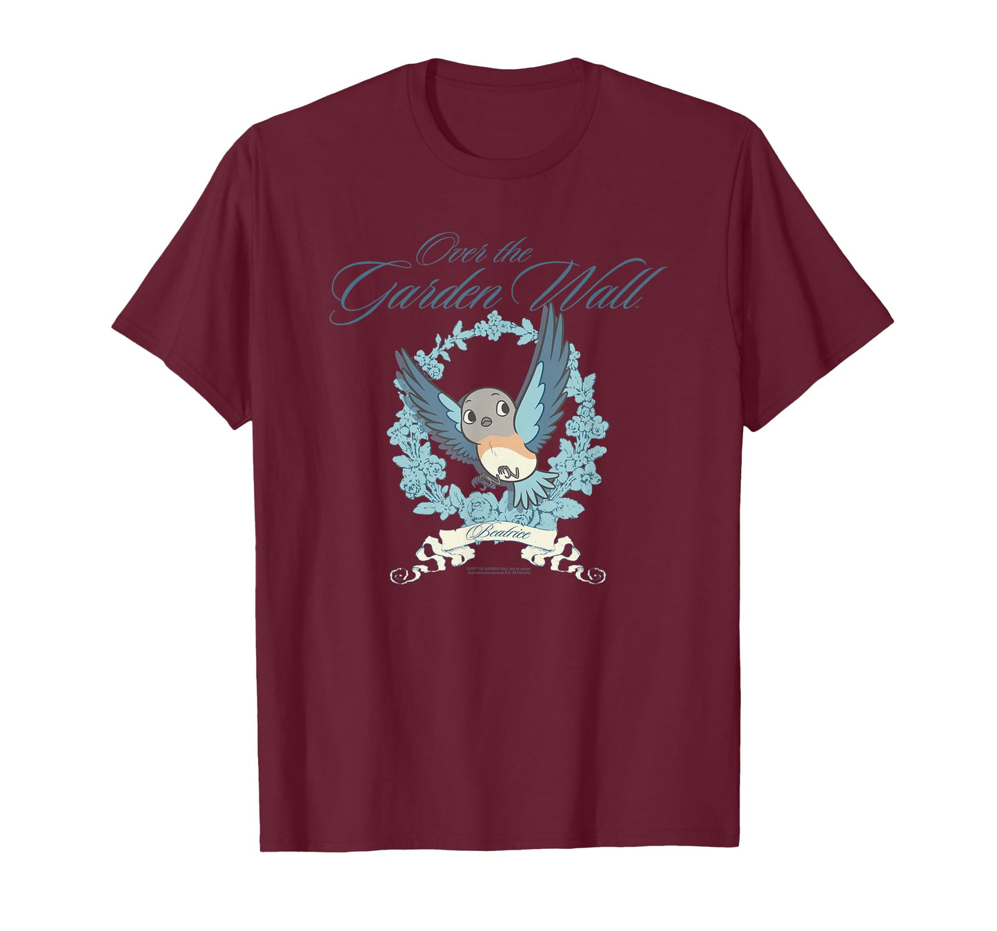 Over The Garden Wall Beatrice The Bluebird Cute Cartoon T-Shirt