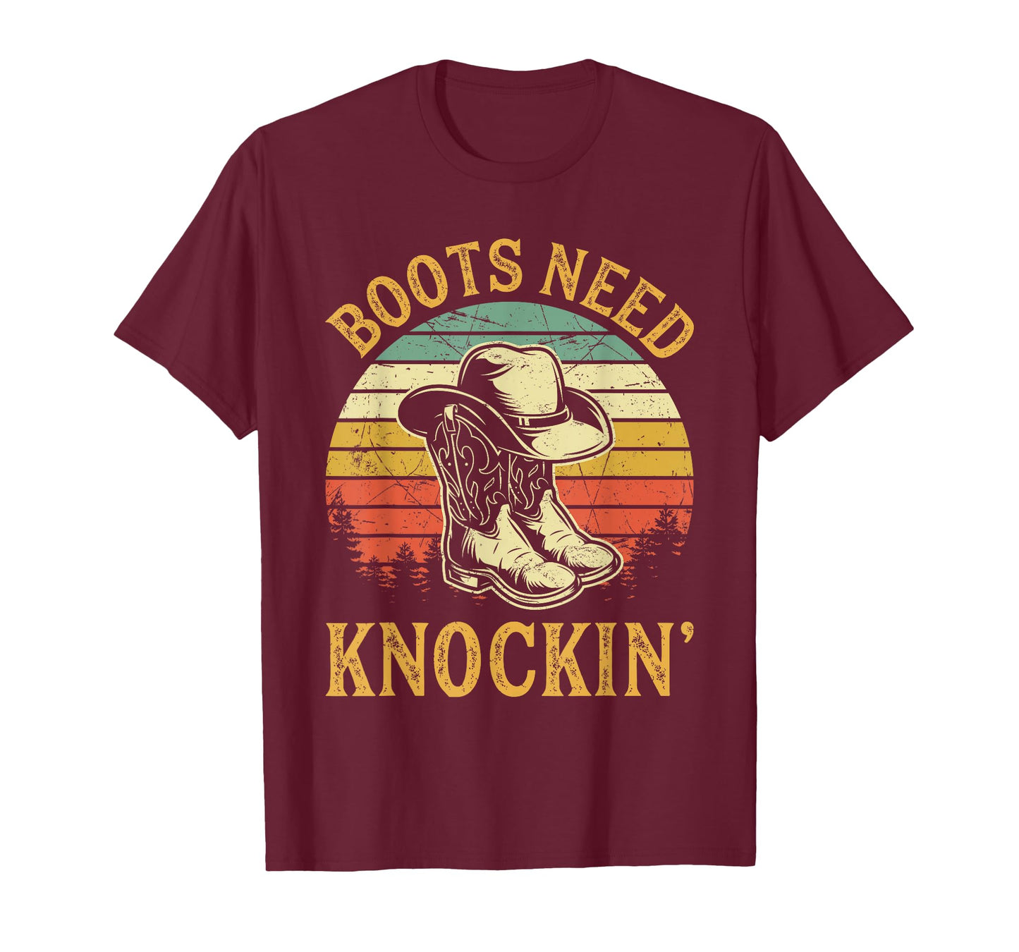 Boots Need Knockin' Country Music Lover T-Shirt
