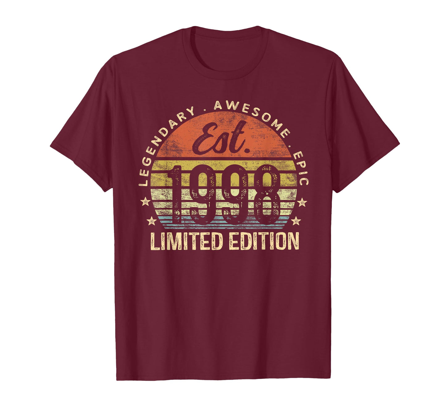 Est 1998 Limited Edition 27th Birthday Vintage 27 Year Old T-Shirt