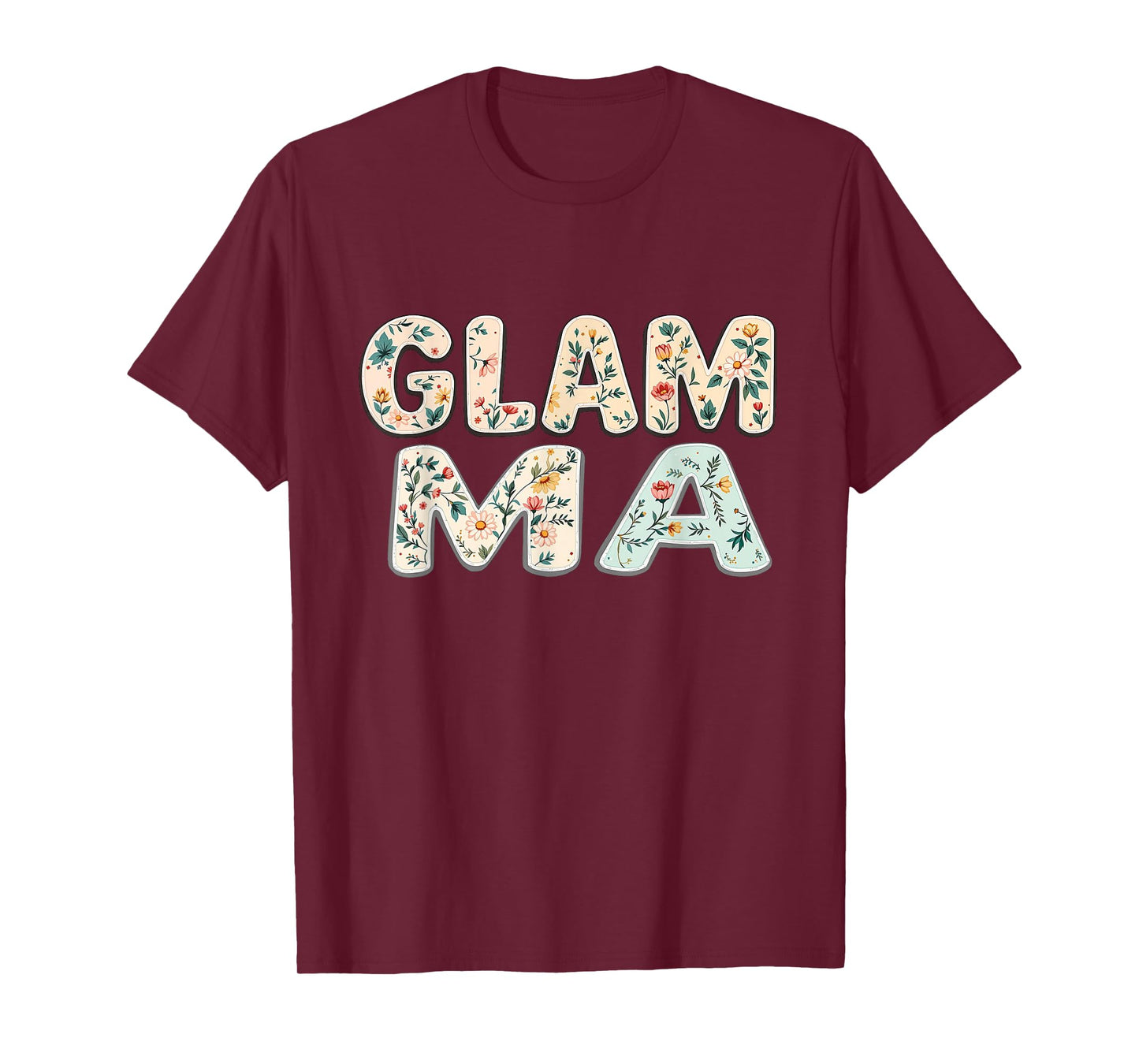 Wildflowers Glamma Floral Mother's Day Glamma T-Shirt