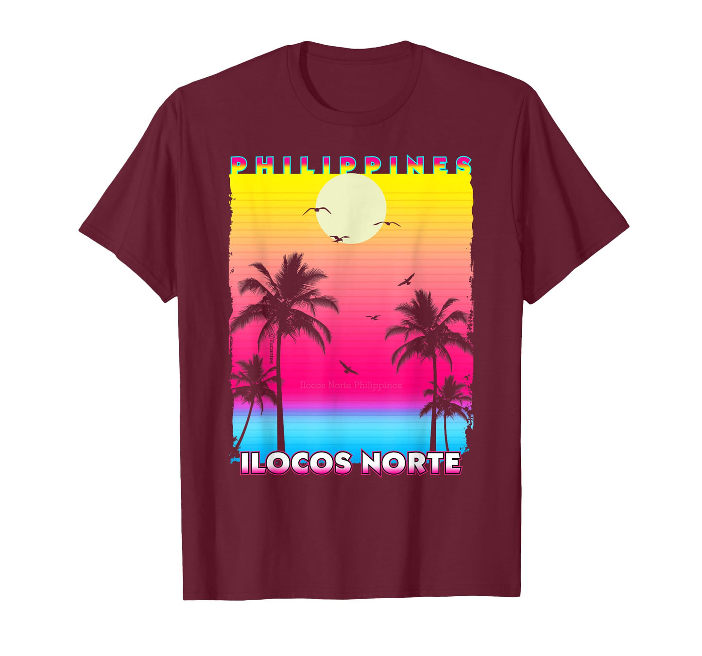 Ilocos Norte Philippines ilocano 90ss Vacations Filipino T-Shirt