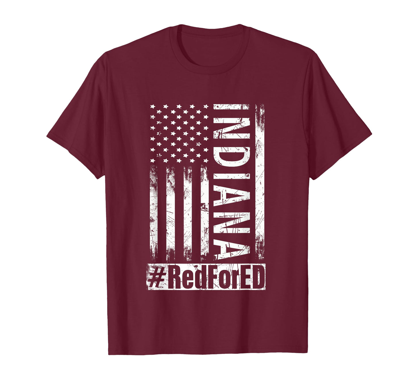 Red for Ed Teacher Indiana Vintage T-Shirt T-Shirt
