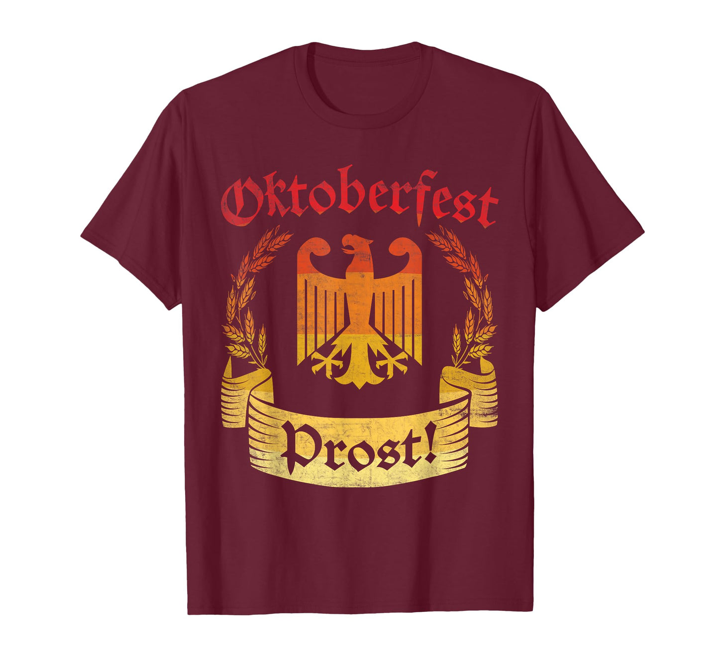 Retro Oktoberfest Shirt Eagle Prost Patriotic German T-Shirt