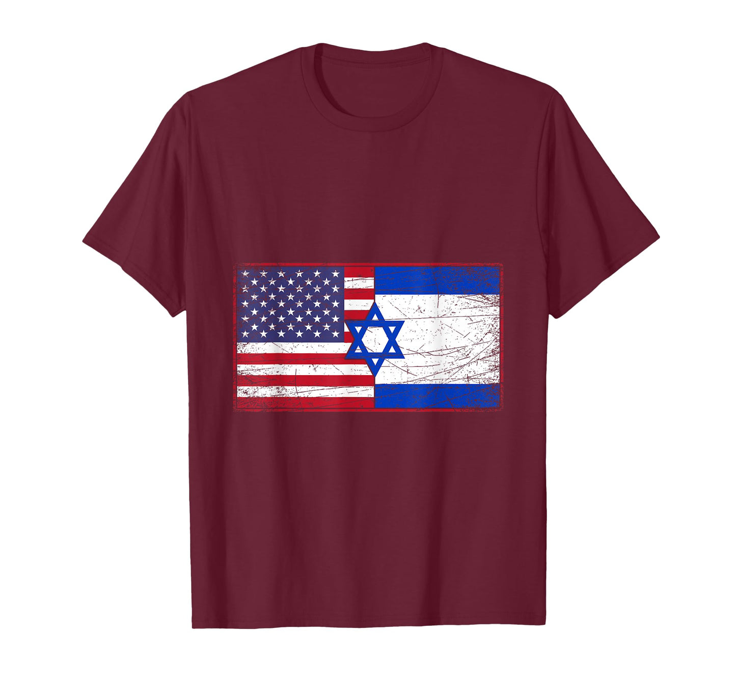 Israeli US Flag Israel T-Shirt
