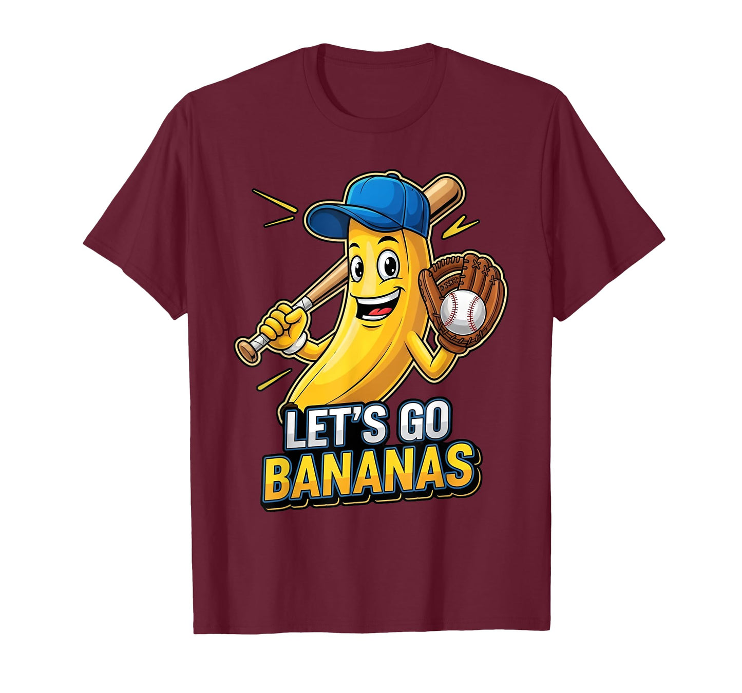 Funny Boys Banana T-Shirts Gifts Merch Shirt Lets Go Bananas T-Shirt