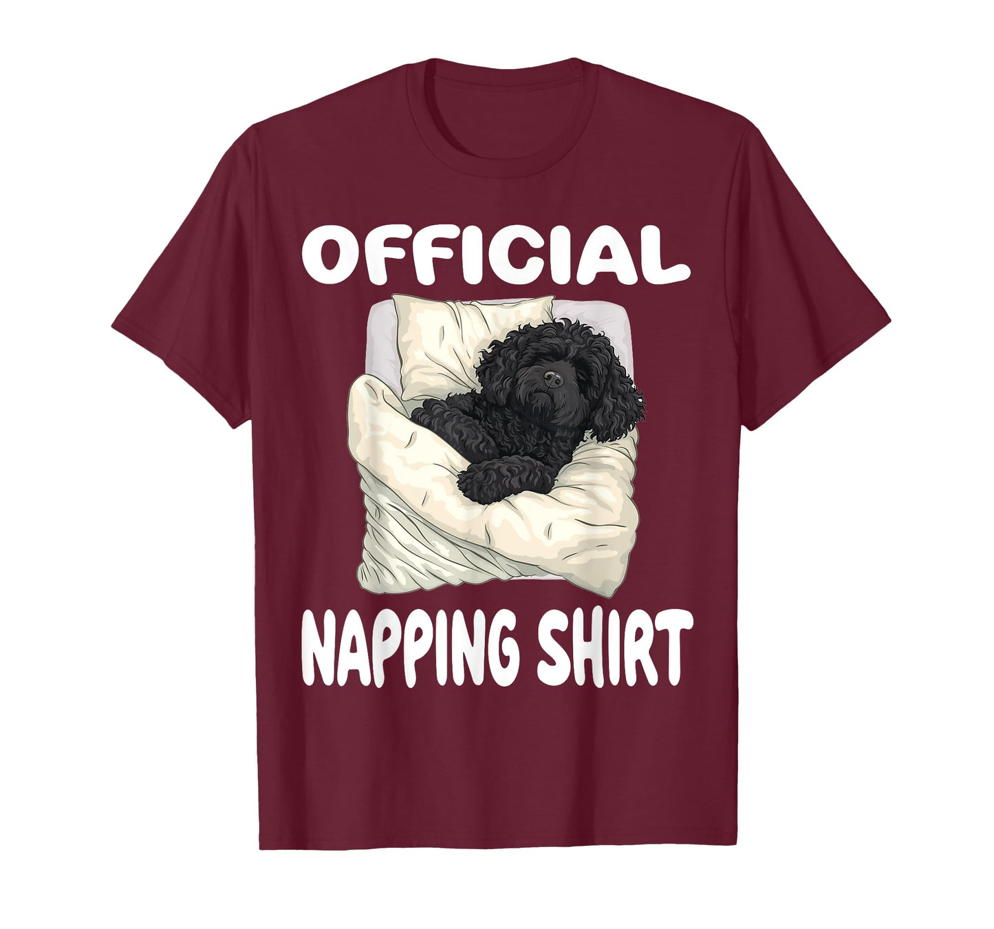 Portuguese Water Dog Official Napping shirt Pajamas T-Shirt