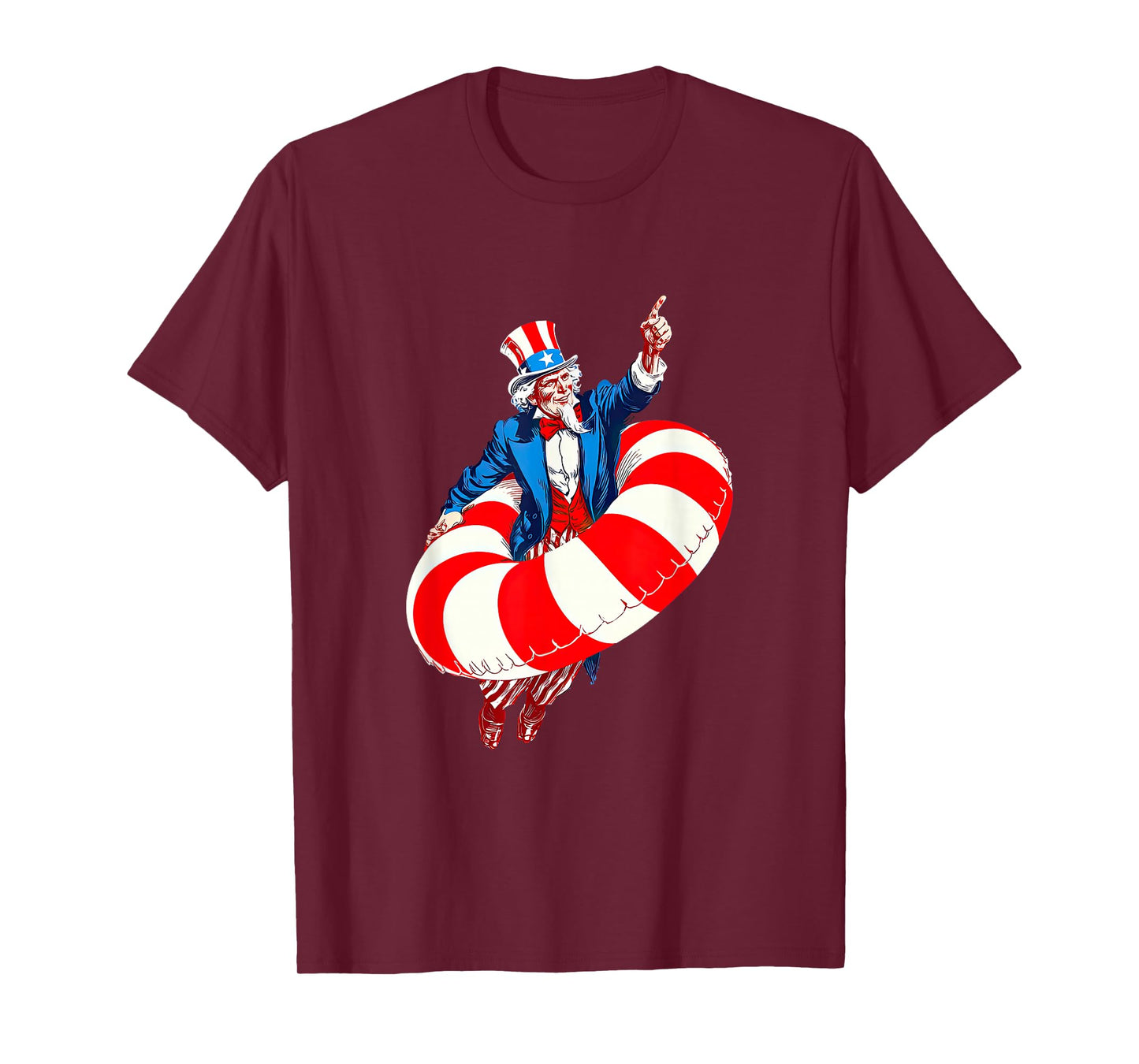 Cool American Pool Ring Costume with Uncle T-Shirt