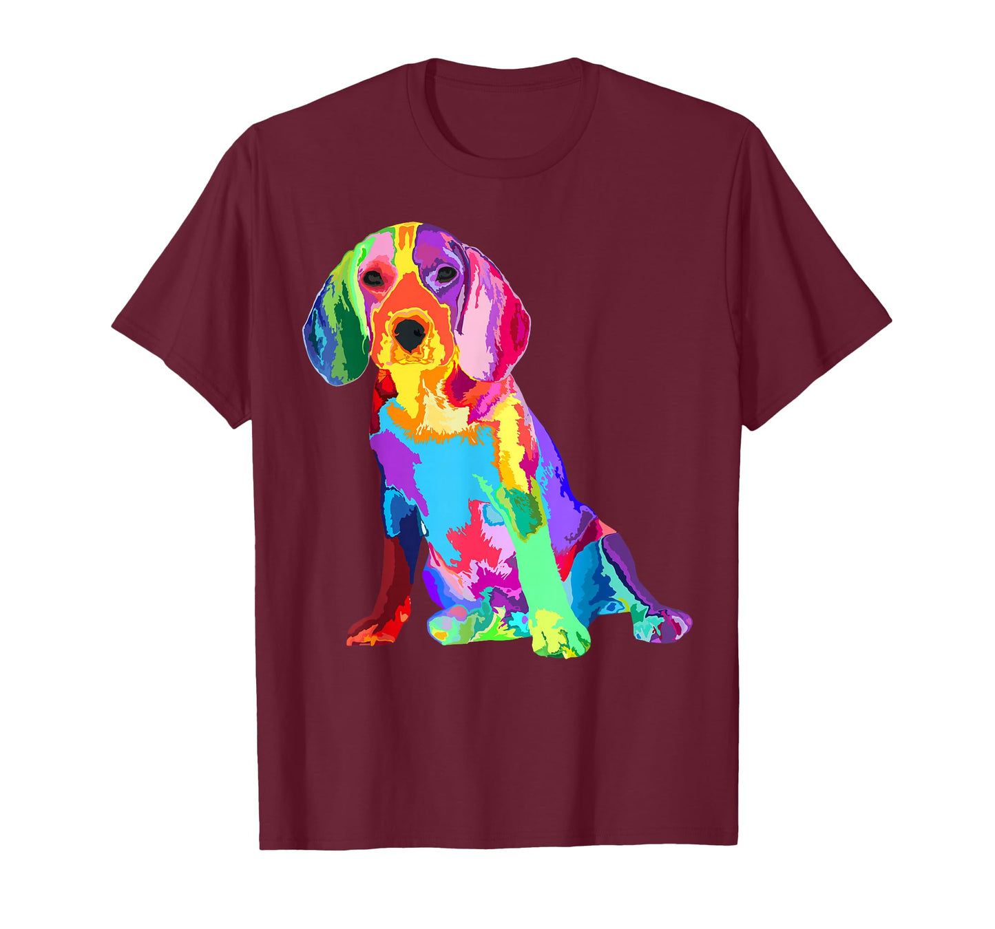 Dog Lover Gifts for Women's Beagle Colorful Beagle Men's T-Shirt