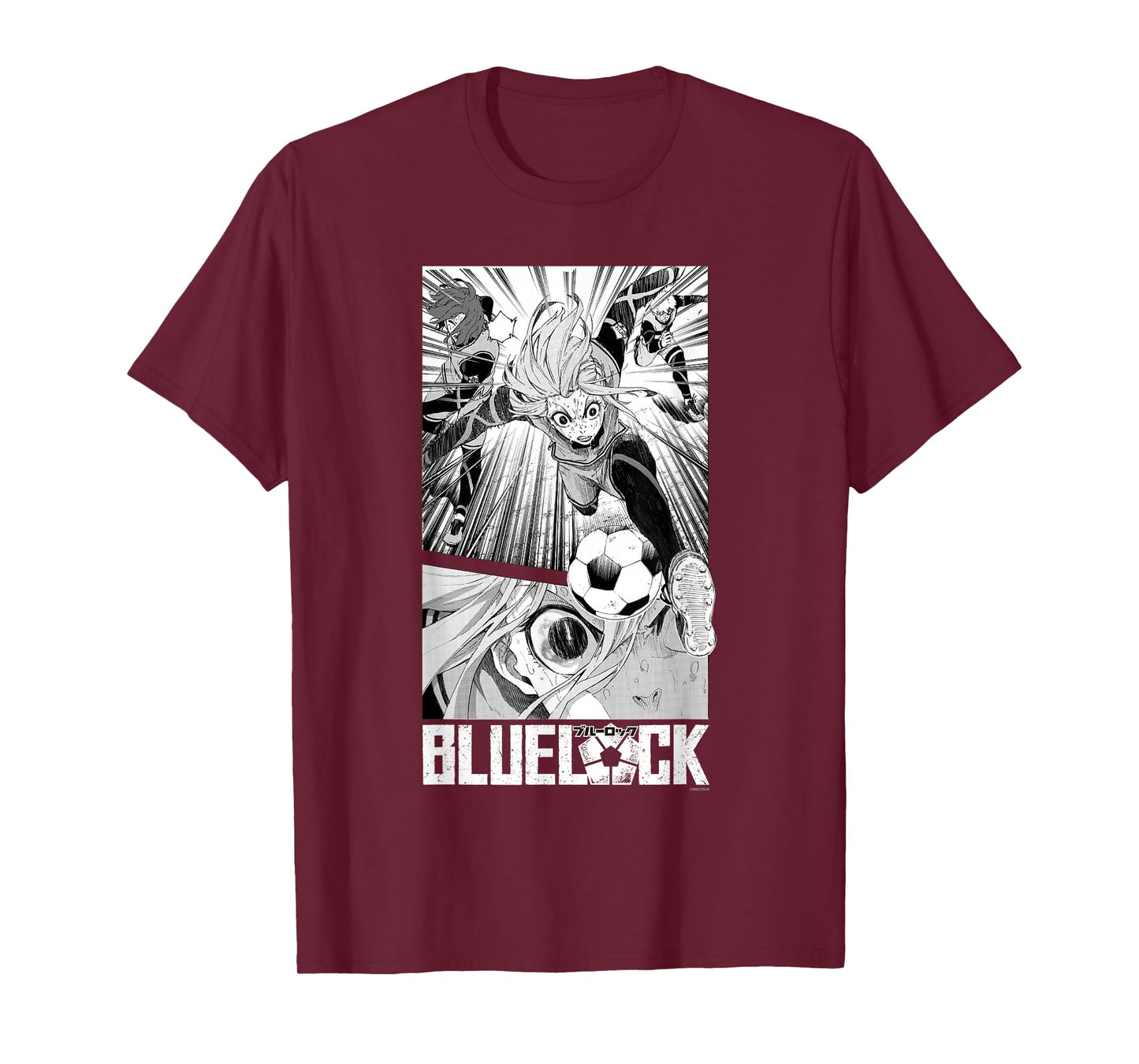 Blue Lock Hyoma Chigiri Running Through Big Chest Portrait T-Shirt