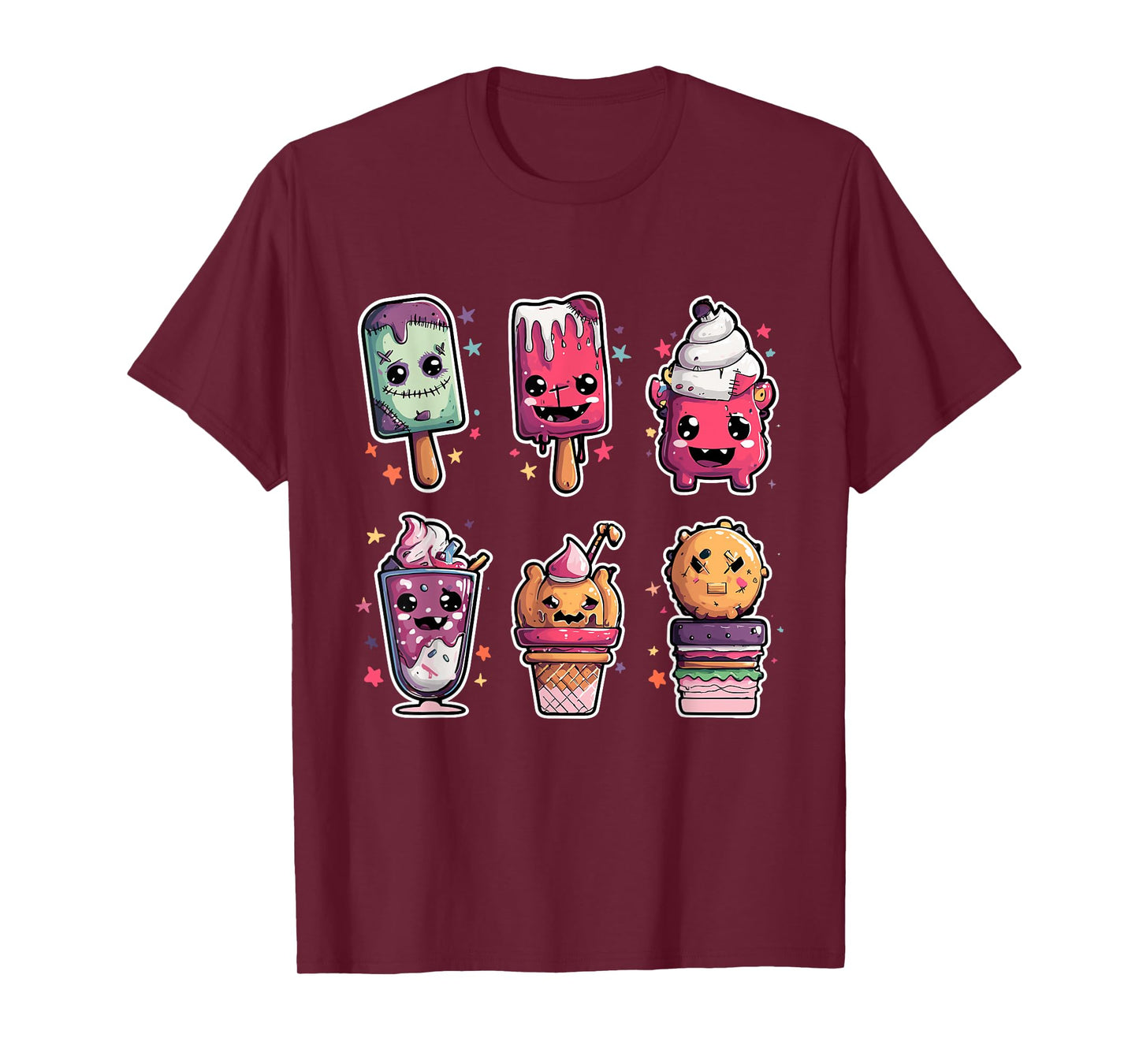 Funny Spooky Horror Halloween Ice Cream Summer Toddler Kids T-Shirt
