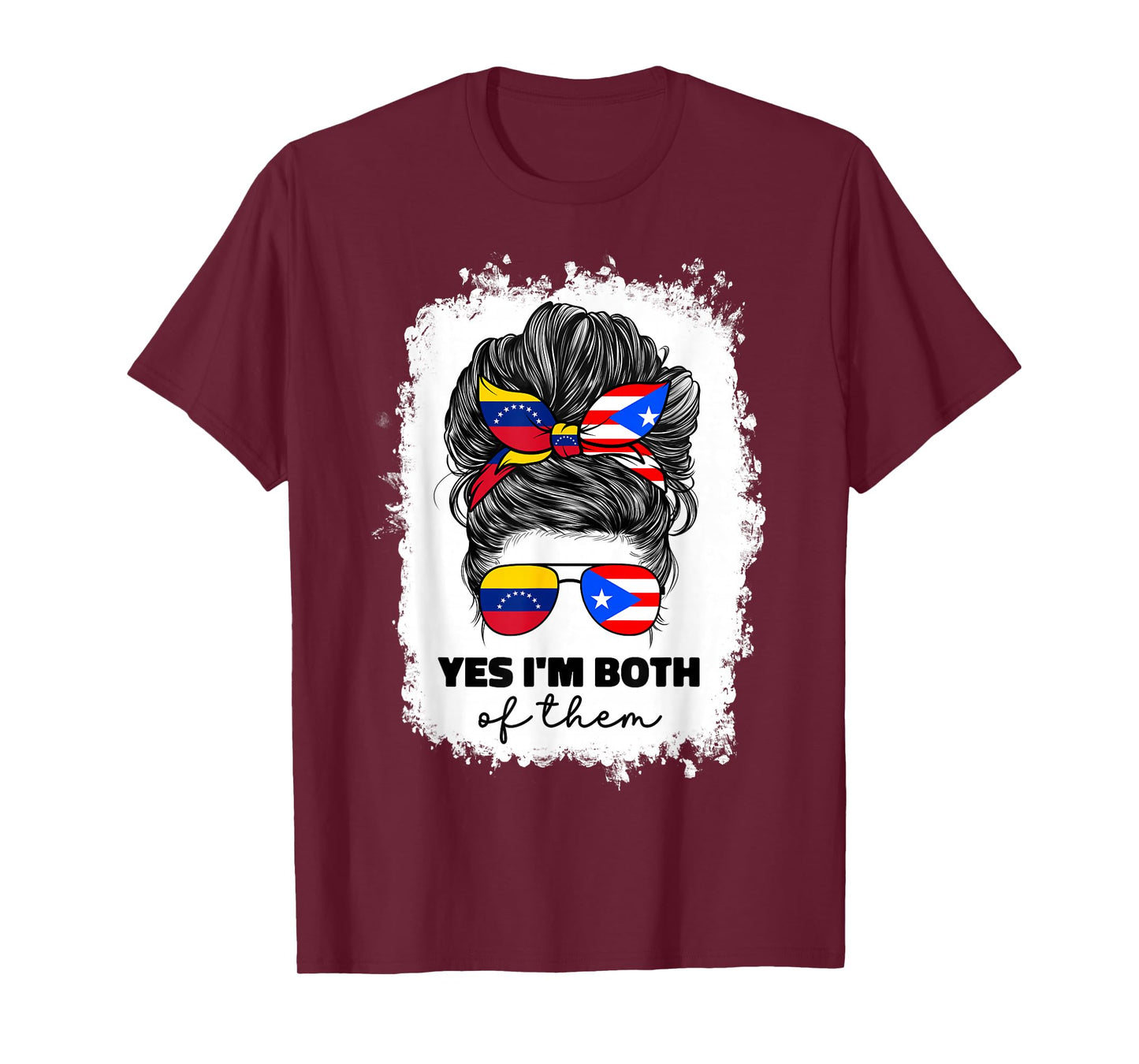 Venezuelan And Puerto Rican Rico Venezuela Flag Girl Women T-Shirt