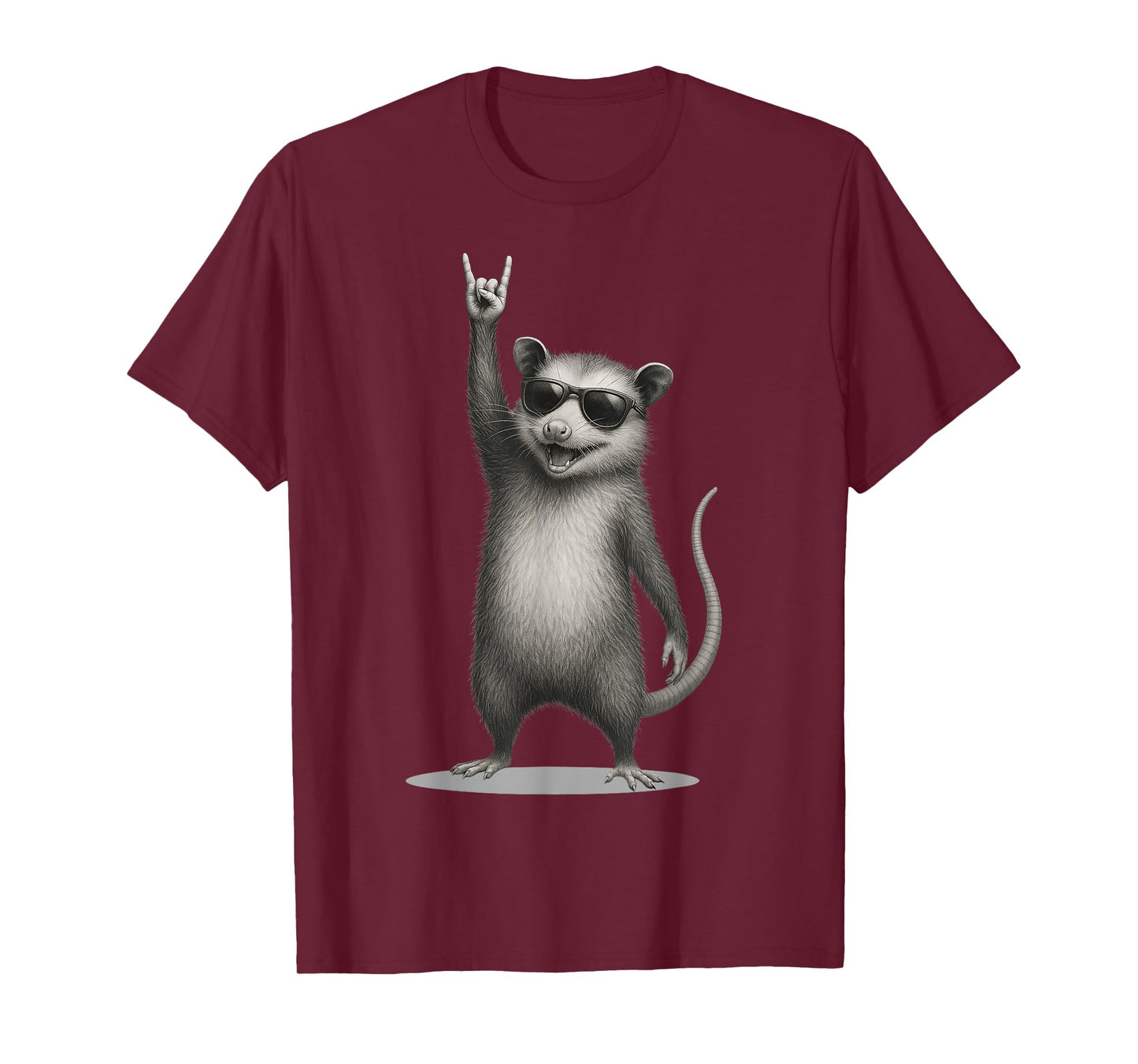 Opossum Rock Music Rock and Roll Rock Star For Men Women Kid T-Shirt