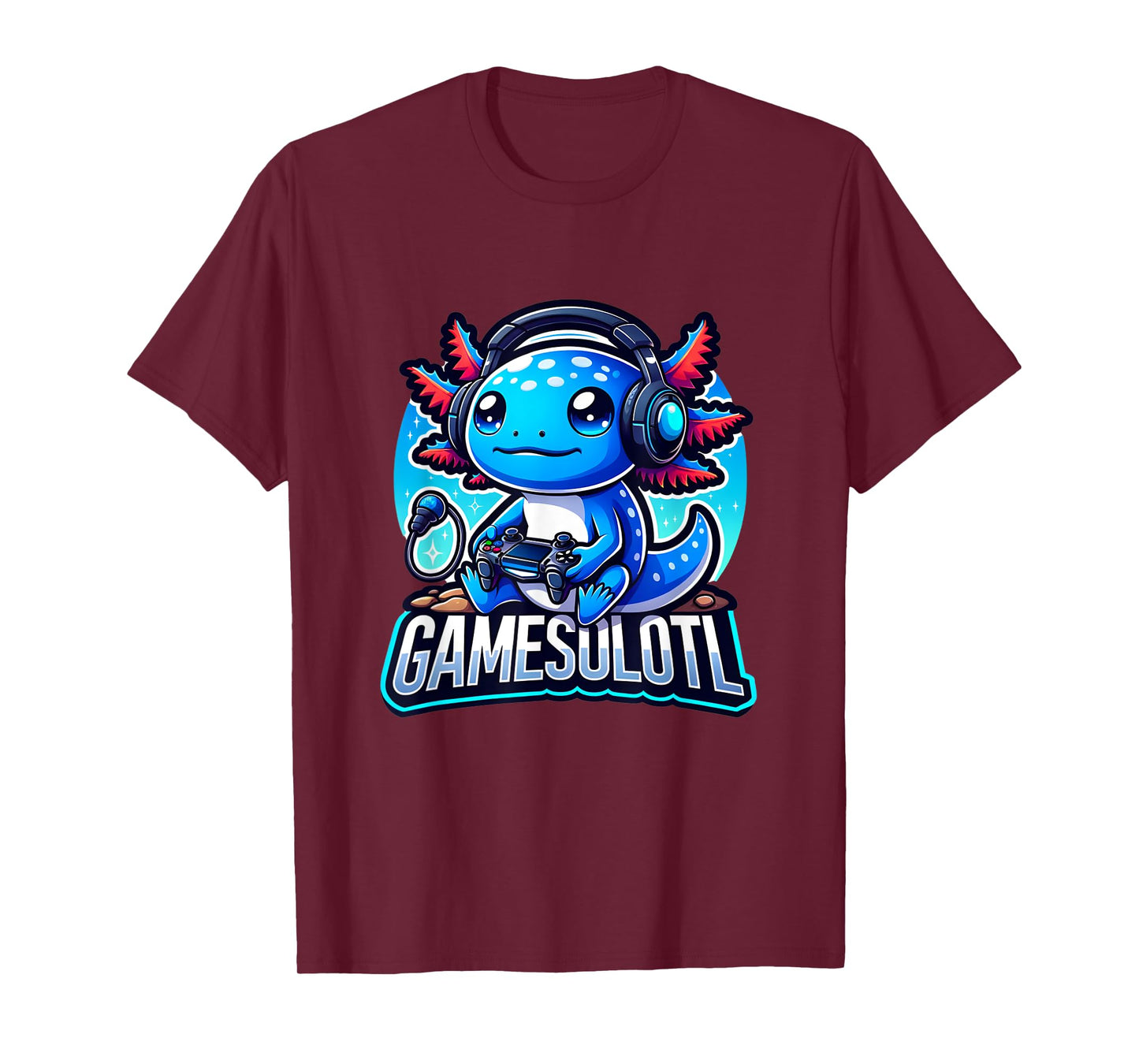Gamesolotl Axolotl Gamer kawaii Anime kids T-Shirt
